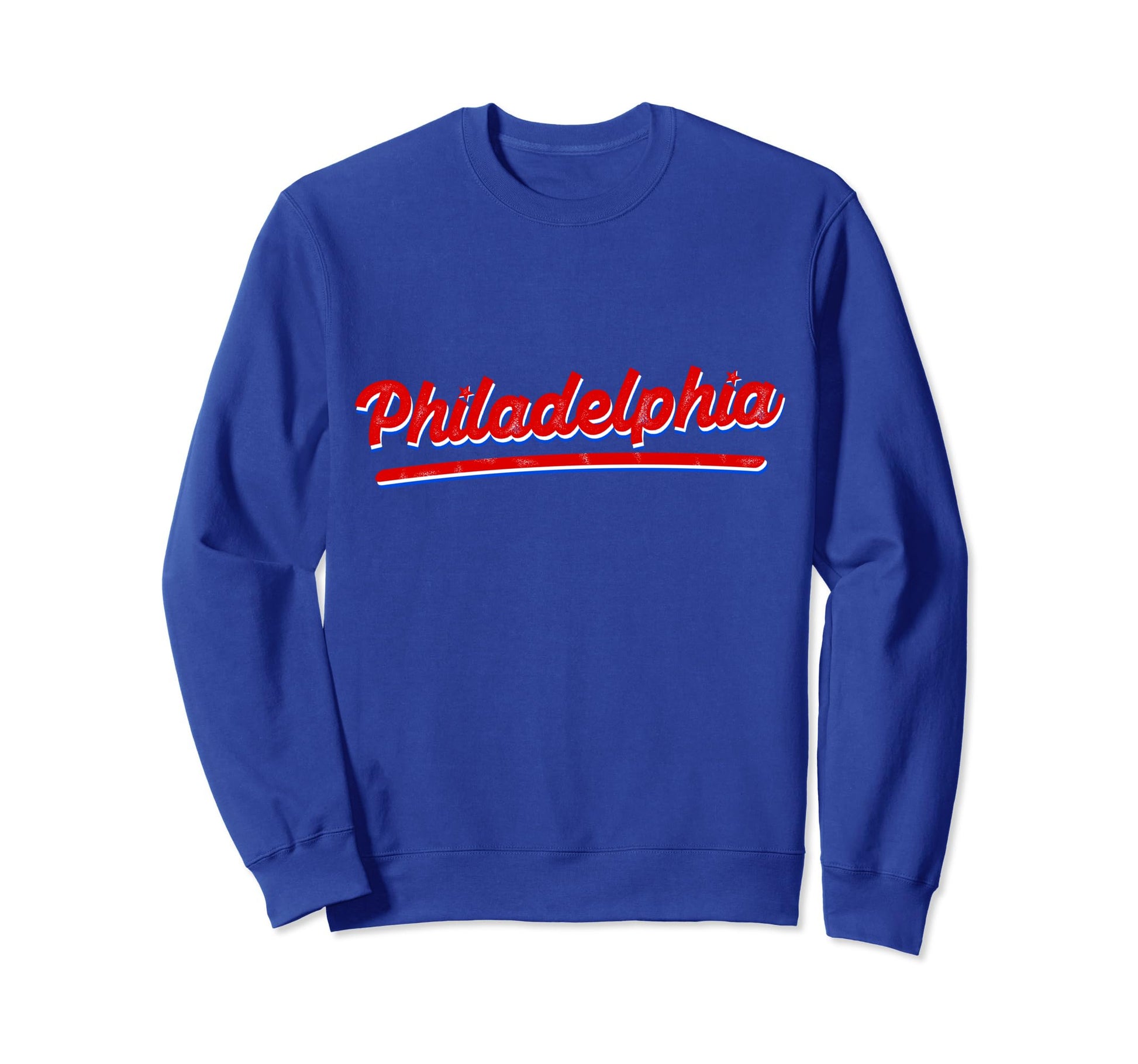 Distressed Philly Baseball Sweatshirt - Casual Everyday Wear Men Women - T-Shirt, Sweatshirt, Hoodie