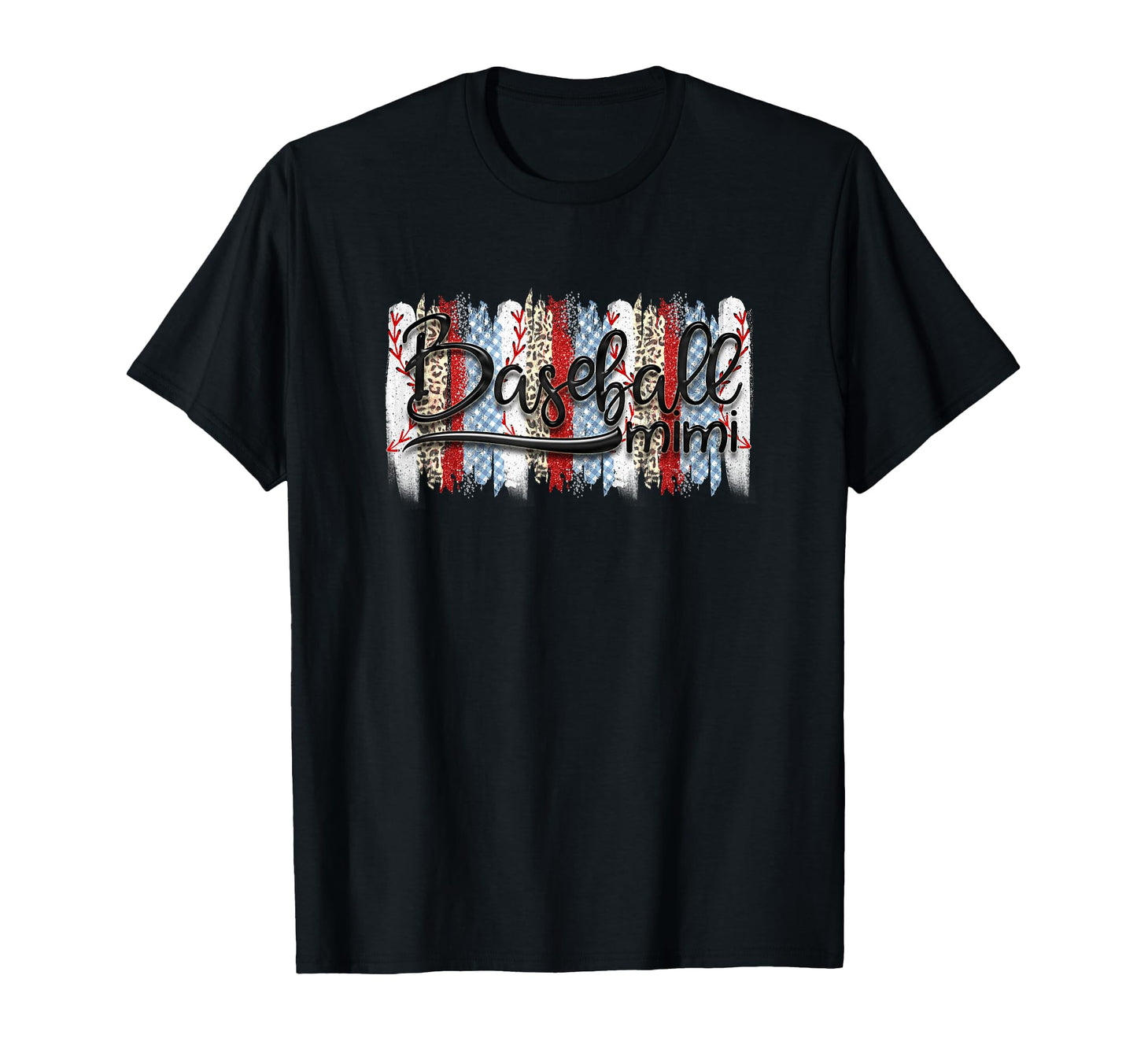 Trendy Brush Stroke Baseball Mimi T-Shirt - Custom Art Print for Adults - T-Shirt, Sweatshirt, Hoodie