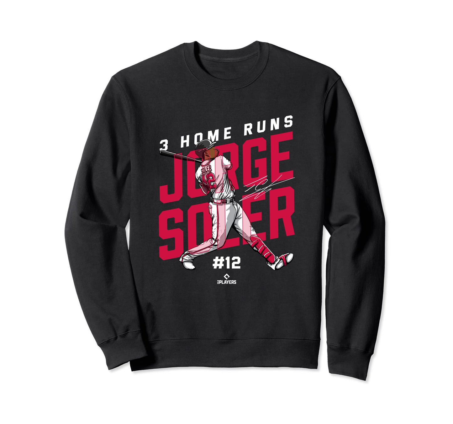 3 Home Runs Jorge Soler Baseball Player Sweatshirt - Graphic Print Unisex - T-Shirt, Sweatshirt, Hoodie