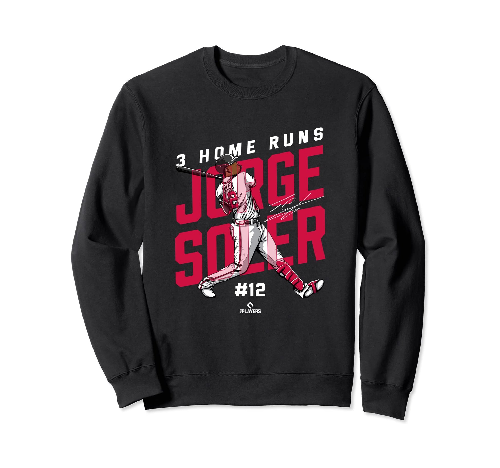 3 Home Runs Jorge Soler Baseball Player Sweatshirt - Graphic Print Unisex - T-Shirt, Sweatshirt, Hoodie