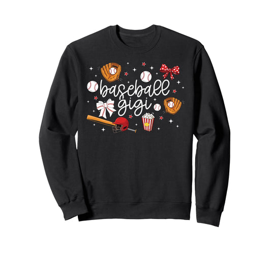 Baseball Gigi Coquette Gigi Sweatshirt - Unique Graphic for Adults - T-Shirt, Sweatshirt, Hoodie