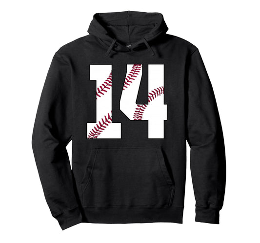 Baseball 2012 14Th Birthday 14 Years Hoodie - Streetwear Style for Adults - T-Shirt, Sweatshirt, Hoodie