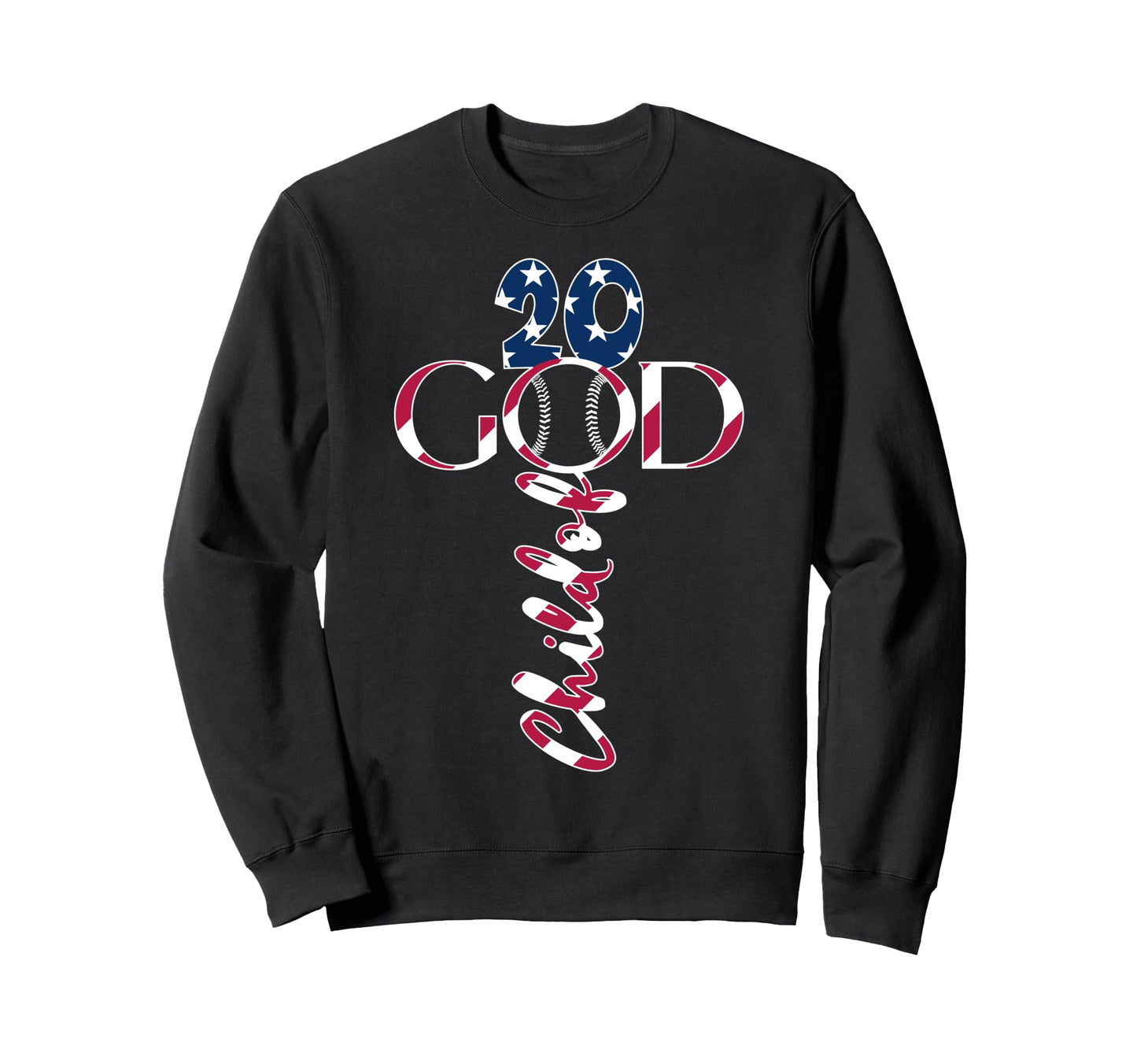 Baseball Jesus 20 Years Child Sweatshirt - Casual Everyday Wear for Adults - T-Shirt, Sweatshirt, Hoodie