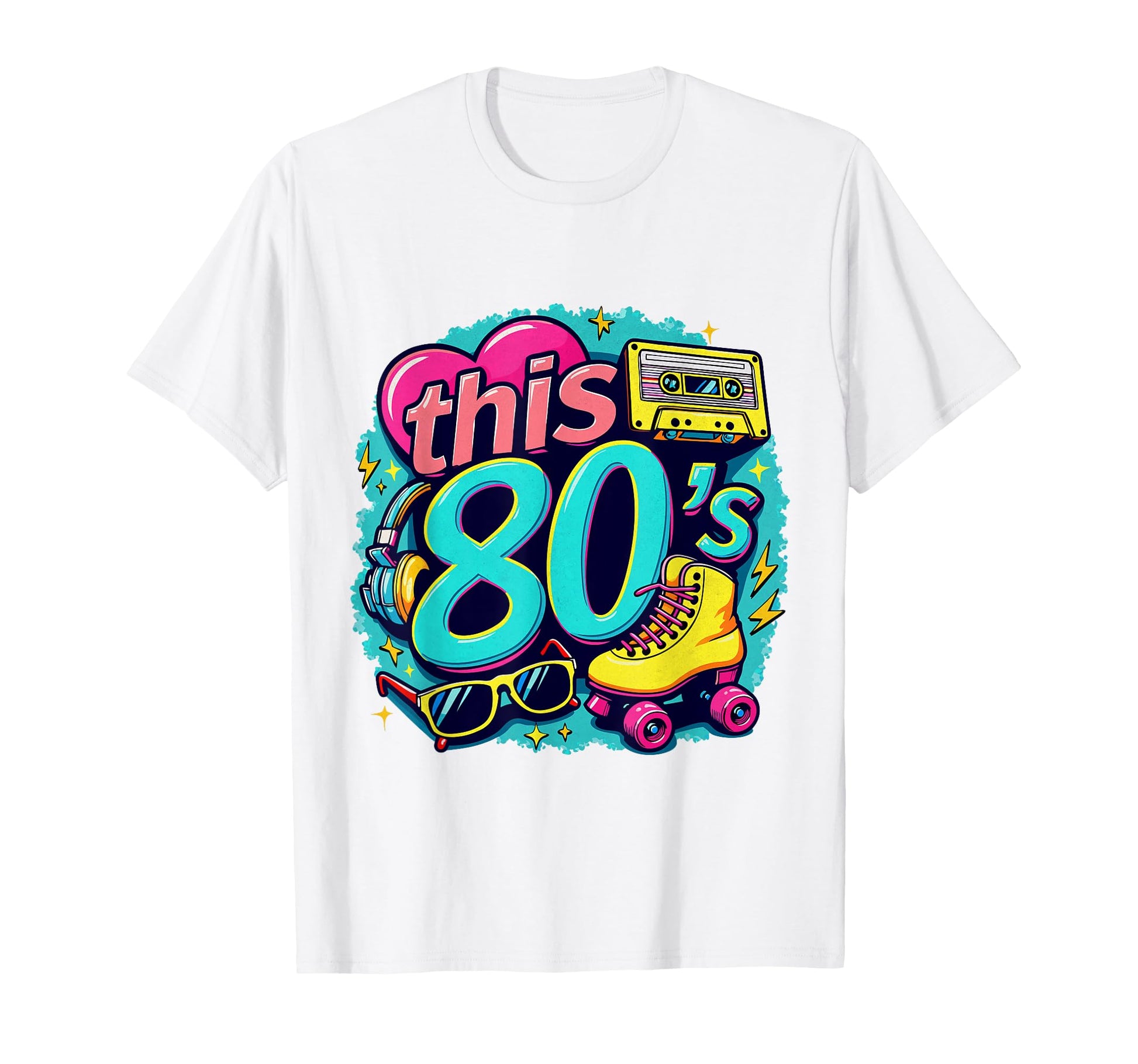 This 80S Bro Cassette Roller Skates T-Shirt - Novelty Apparel Men Women - T-Shirt, Sweatshirt, Hoodie