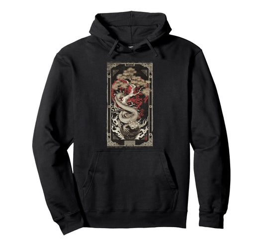Aesthetic Dragon Streetwear Hoodie - Novelty Apparel Unisex - T-Shirt, Sweatshirt, Hoodie
