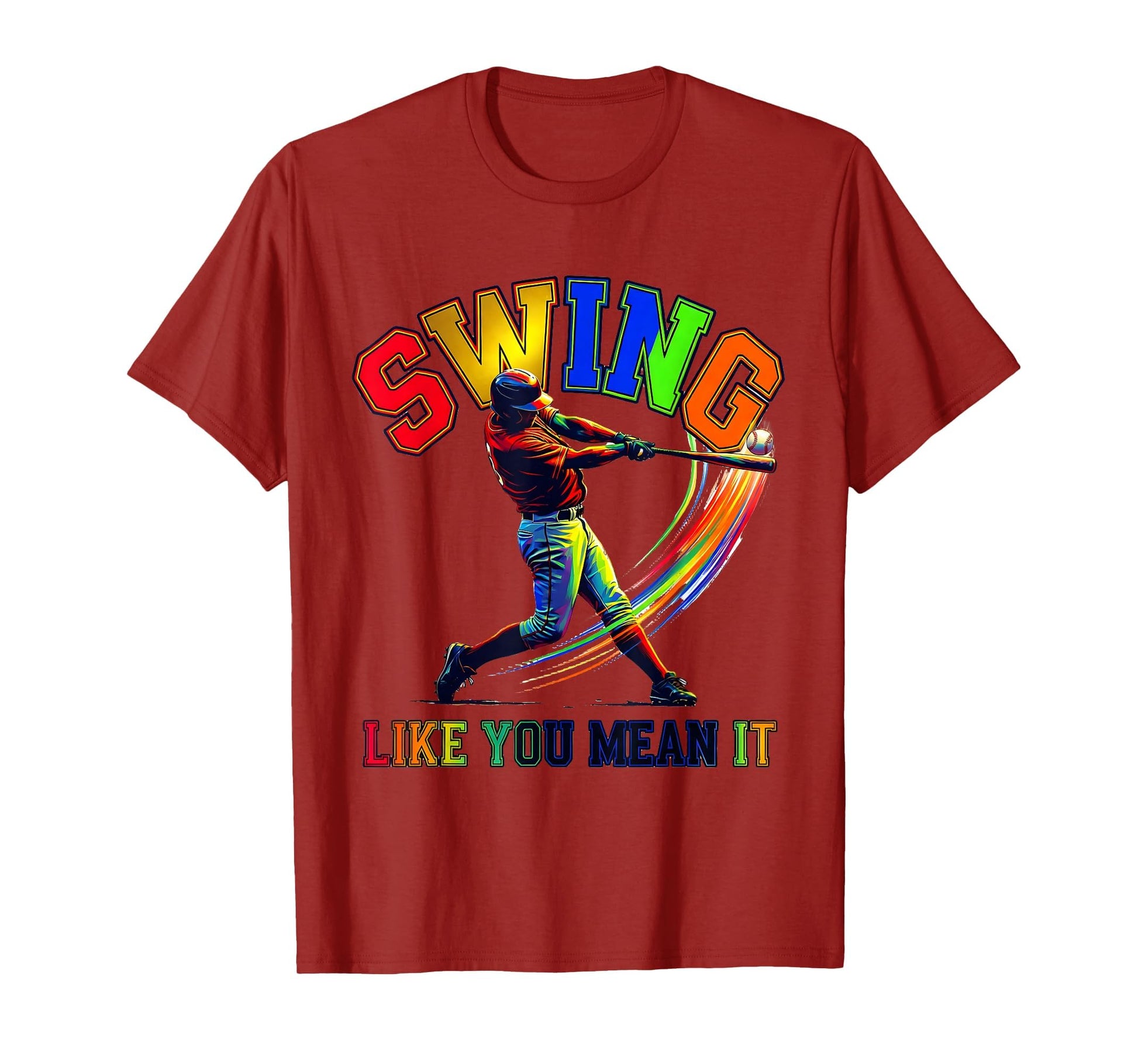 Baseball Drip Swing Like You Mean It T-Shirt - Novelty Apparel Unisex - T-Shirt, Sweatshirt, Hoodie