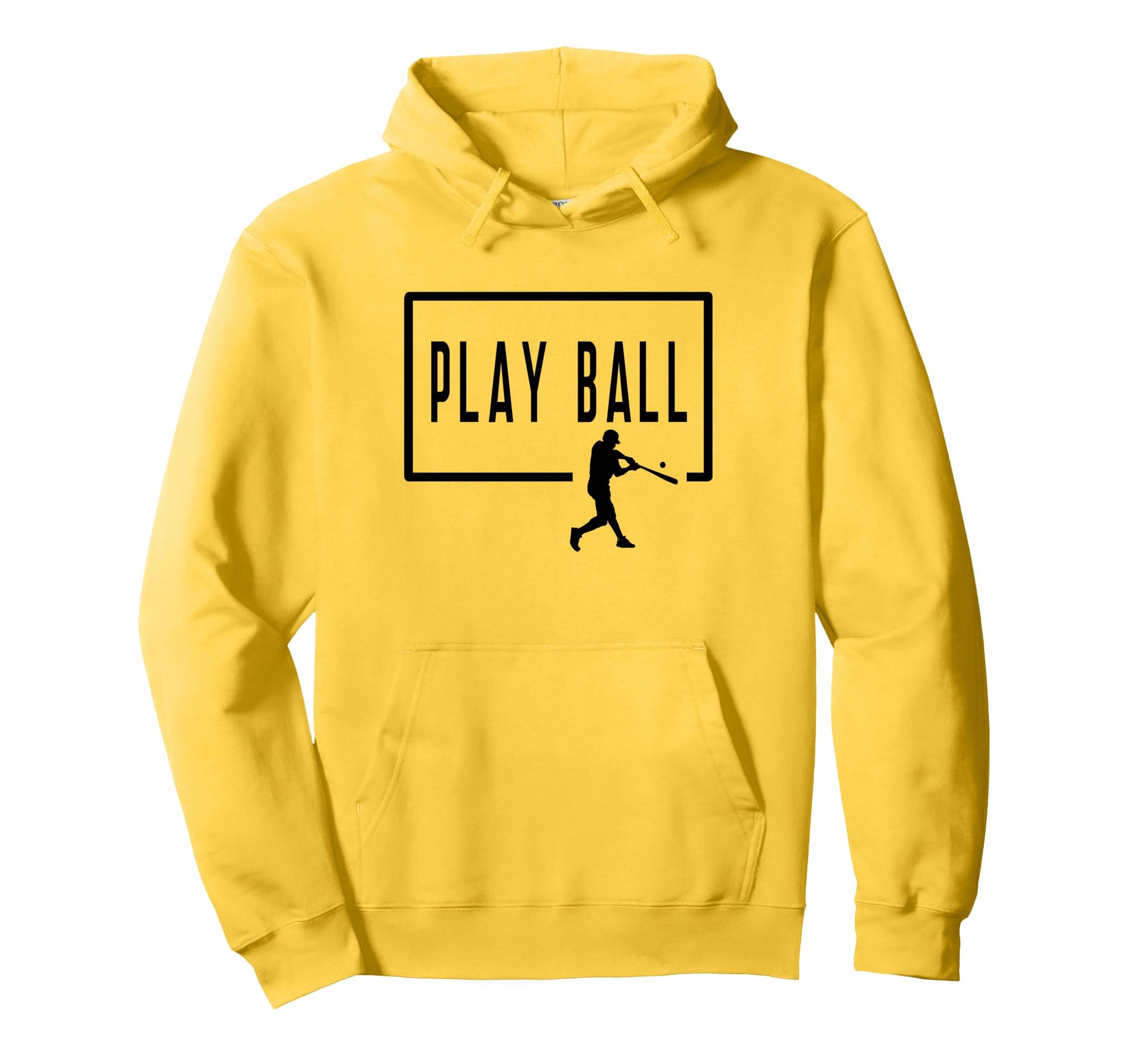 Play Ball Baseball Batter Homerun Funny Game Hoodie - Trendy Graphic Unisex - T-Shirt, Sweatshirt, Hoodie