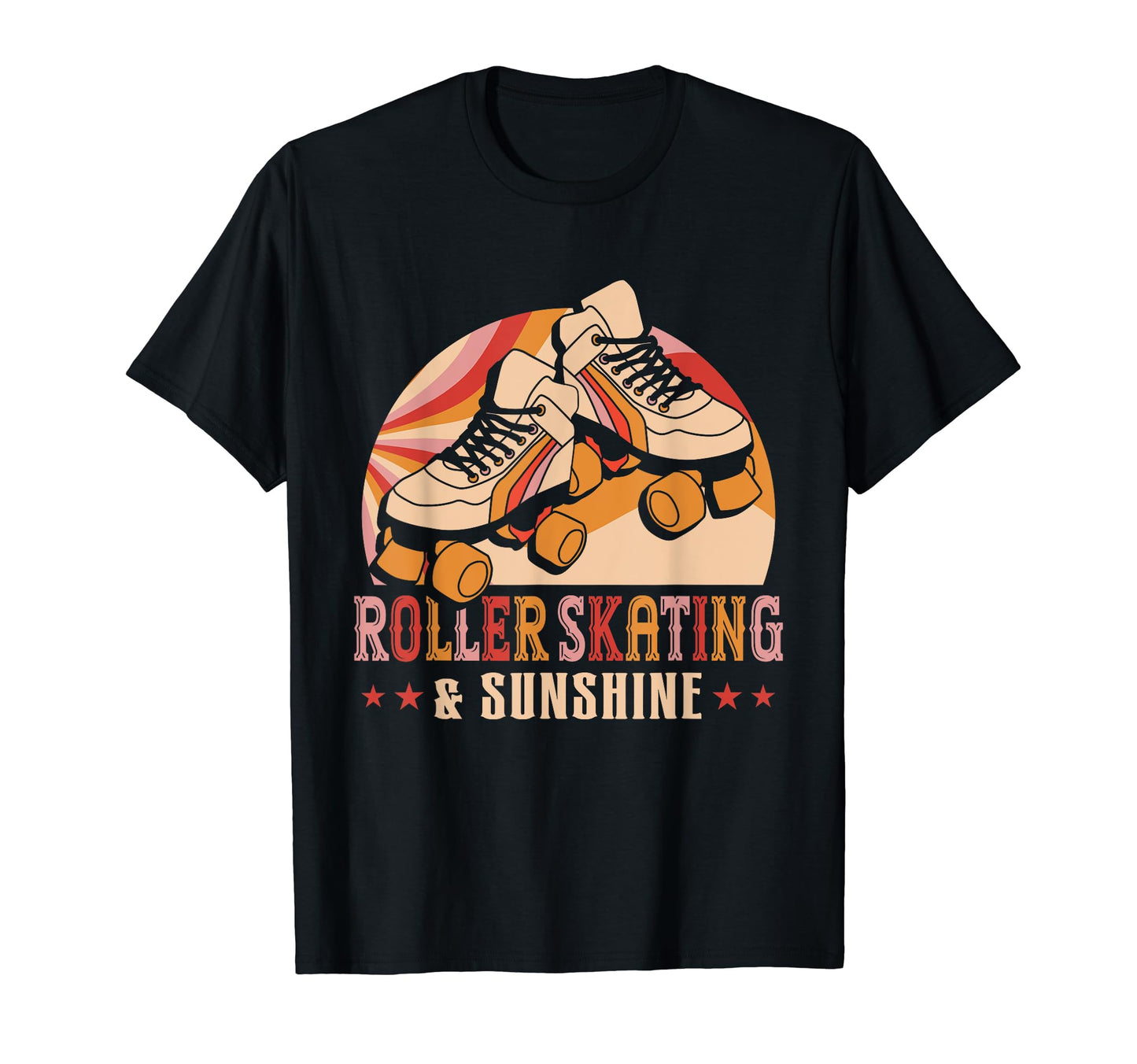 Roller Skating Skater 70S 80S Roller T-Shirt - Unique Graphic for Adults - T-Shirt, Sweatshirt, Hoodie
