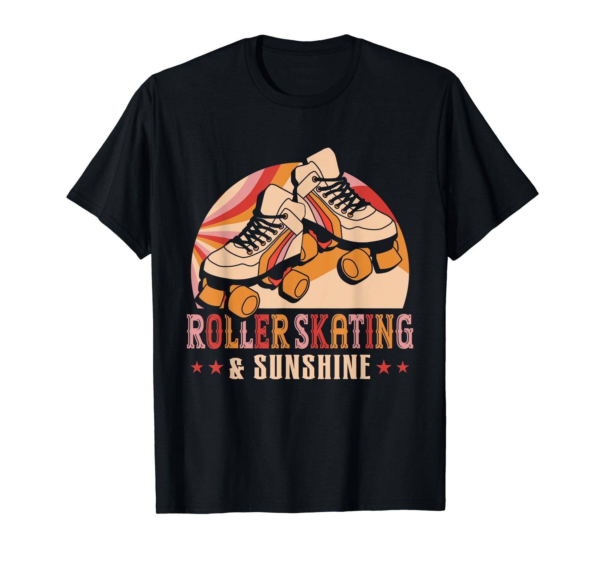 Roller Skating Skater 70S 80S Roller T-Shirt - Unique Graphic for Adults - T-Shirt, Sweatshirt, Hoodie