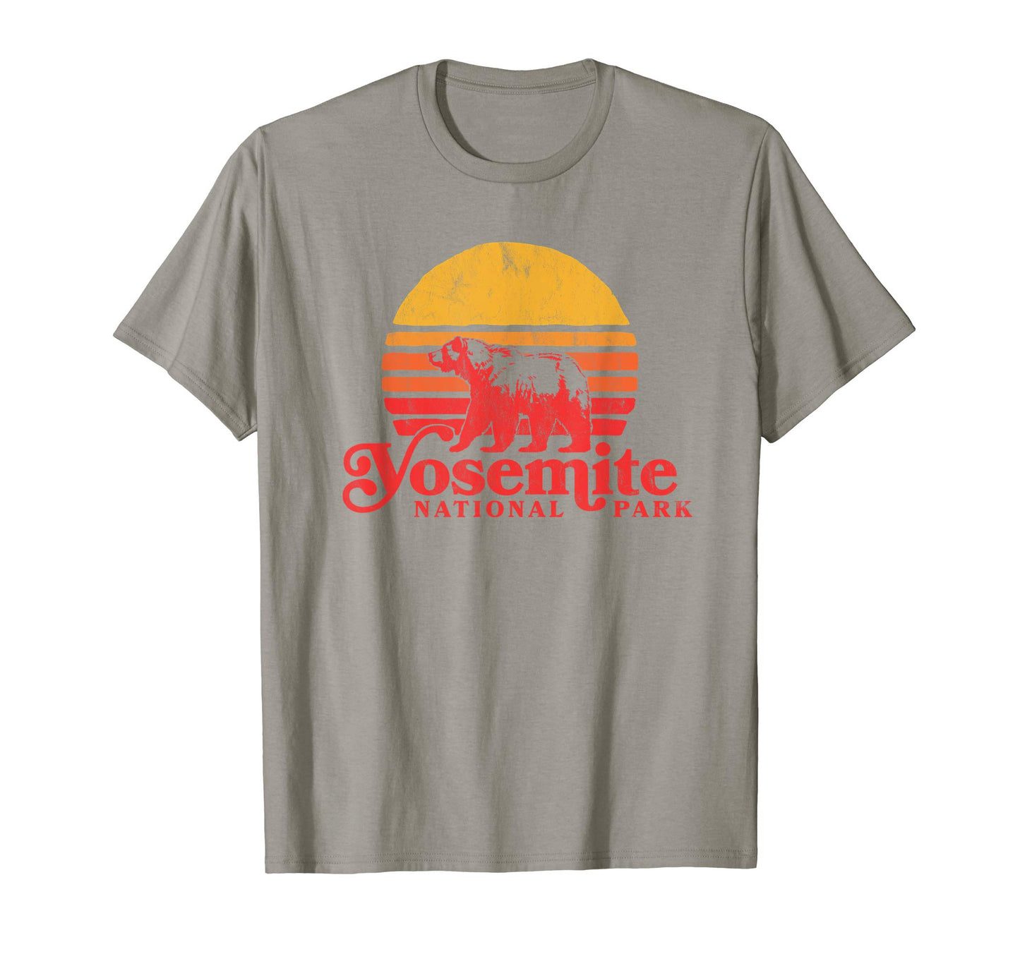 Yosemite National Park Bear And Sun T-Shirt - Trendy Graphic Men Women - T-Shirt, Sweatshirt, Hoodie