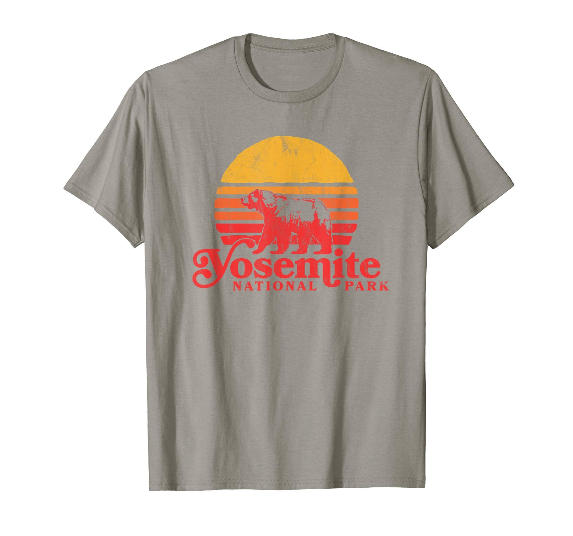 Yosemite National Park Bear And Sun T-Shirt - Trendy Graphic Men Women - T-Shirt, Sweatshirt, Hoodie
