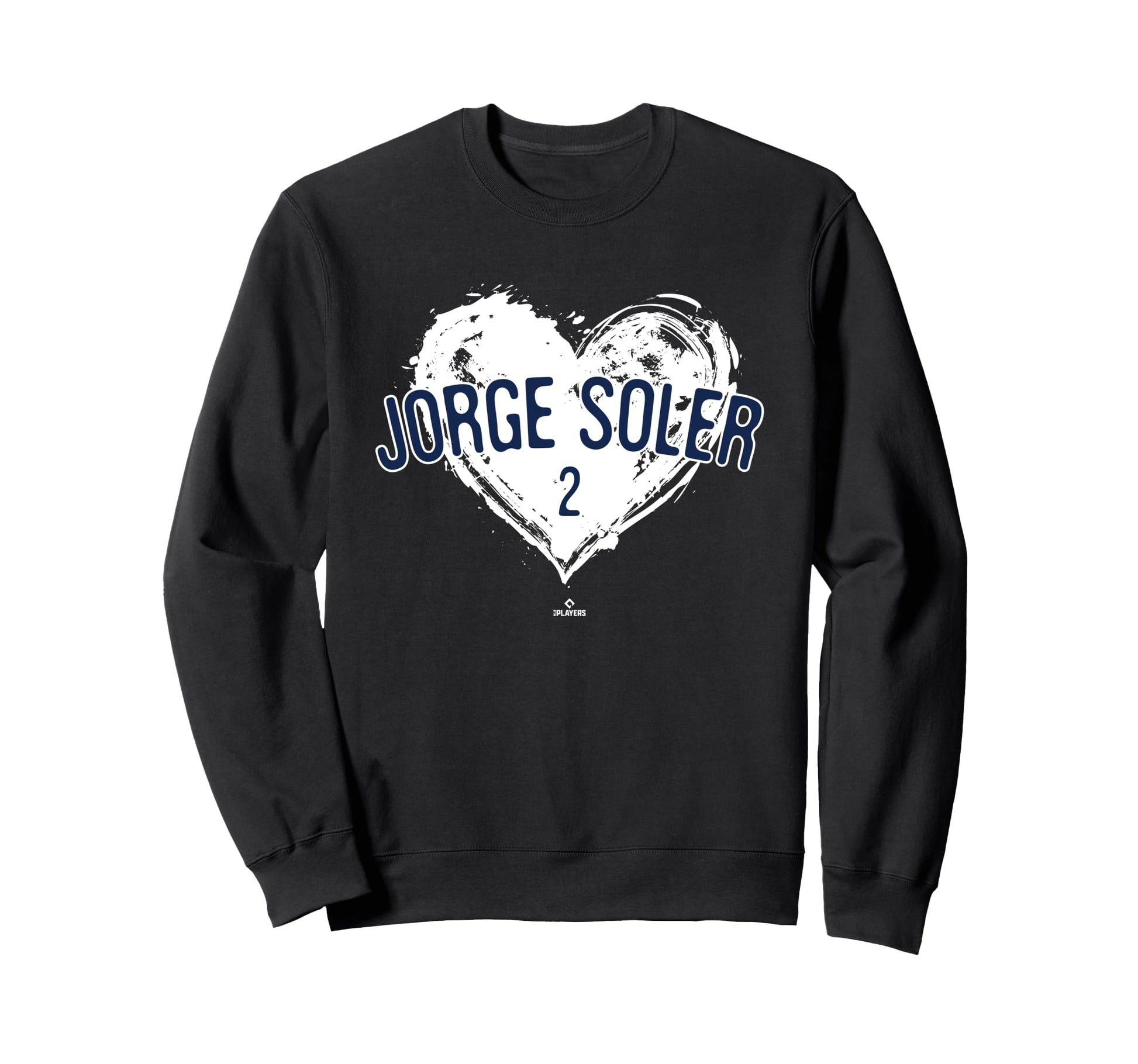 Distressed Heart Jorge Soler Sweatshirt - Casual Everyday Wear Men Women - T-Shirt, Sweatshirt, Hoodie