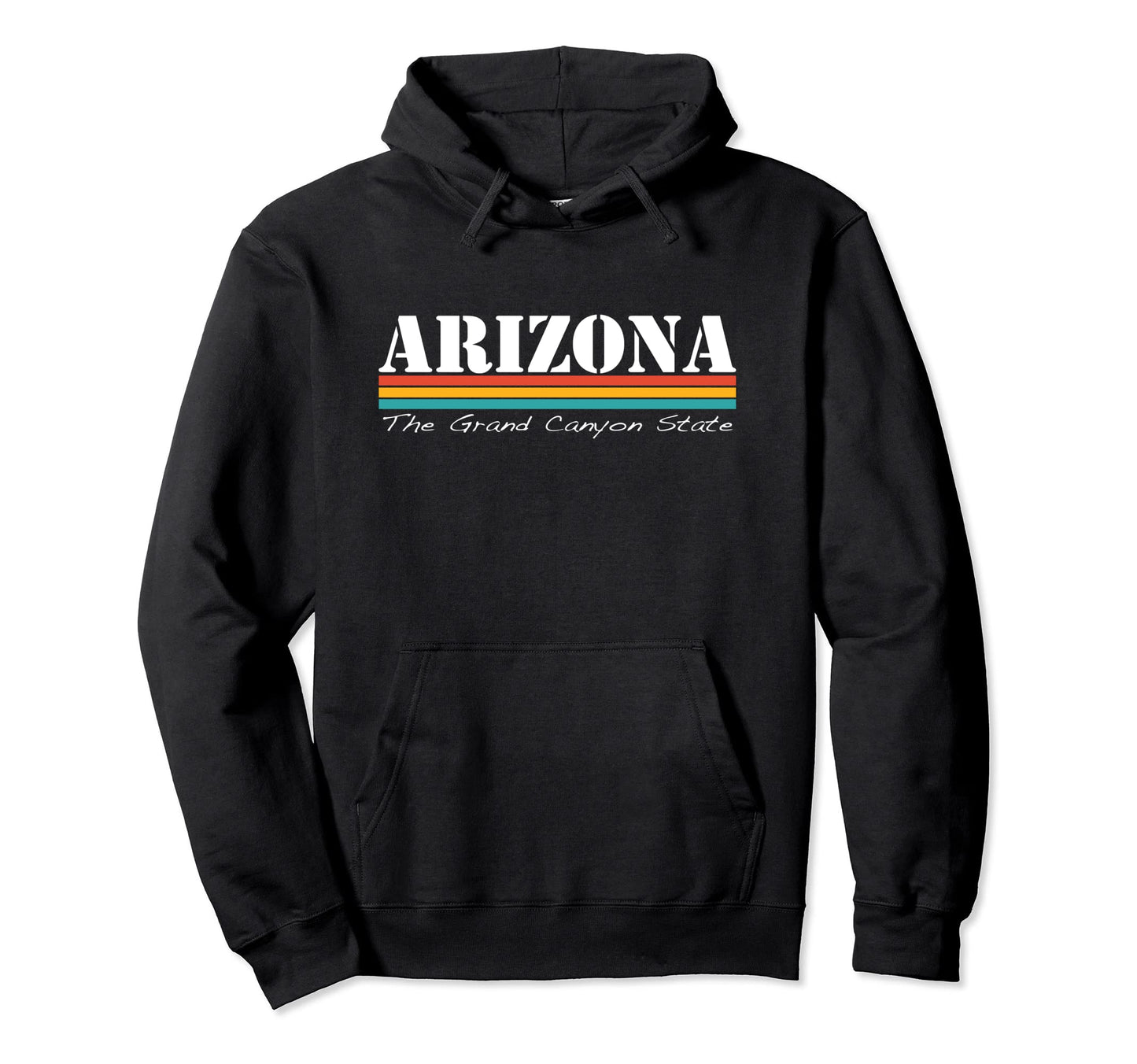 Arizona Grand Canyon State Stripes Hoodie - Minimalist Print for Adults - T-Shirt, Sweatshirt, Hoodie