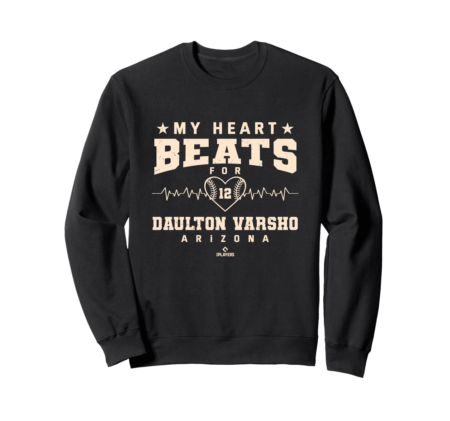 My Heart Beats Daulton Varsho Sweatshirt - Unique Graphic for Adults - T-Shirt, Sweatshirt, Hoodie