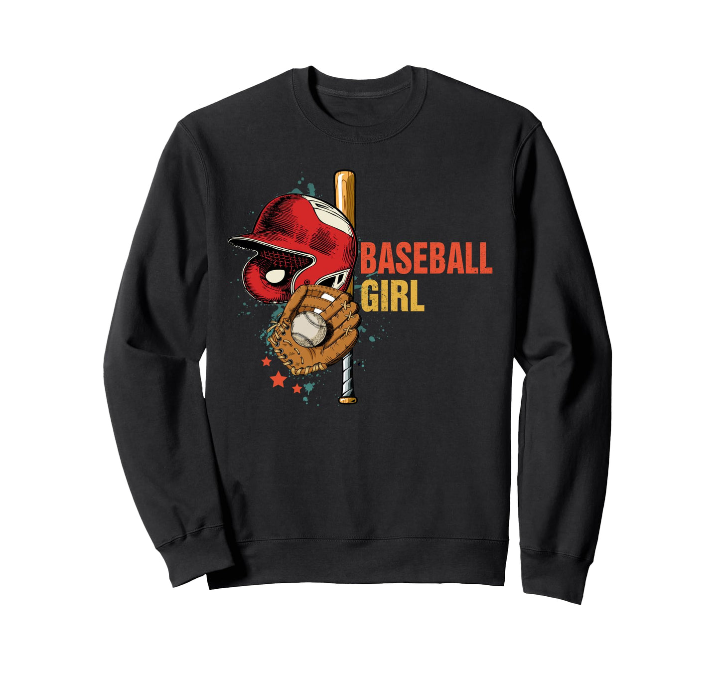 Baseball Lover Game Day Vibes Sweatshirt - Custom Art Print for Adults - T-Shirt, Sweatshirt, Hoodie