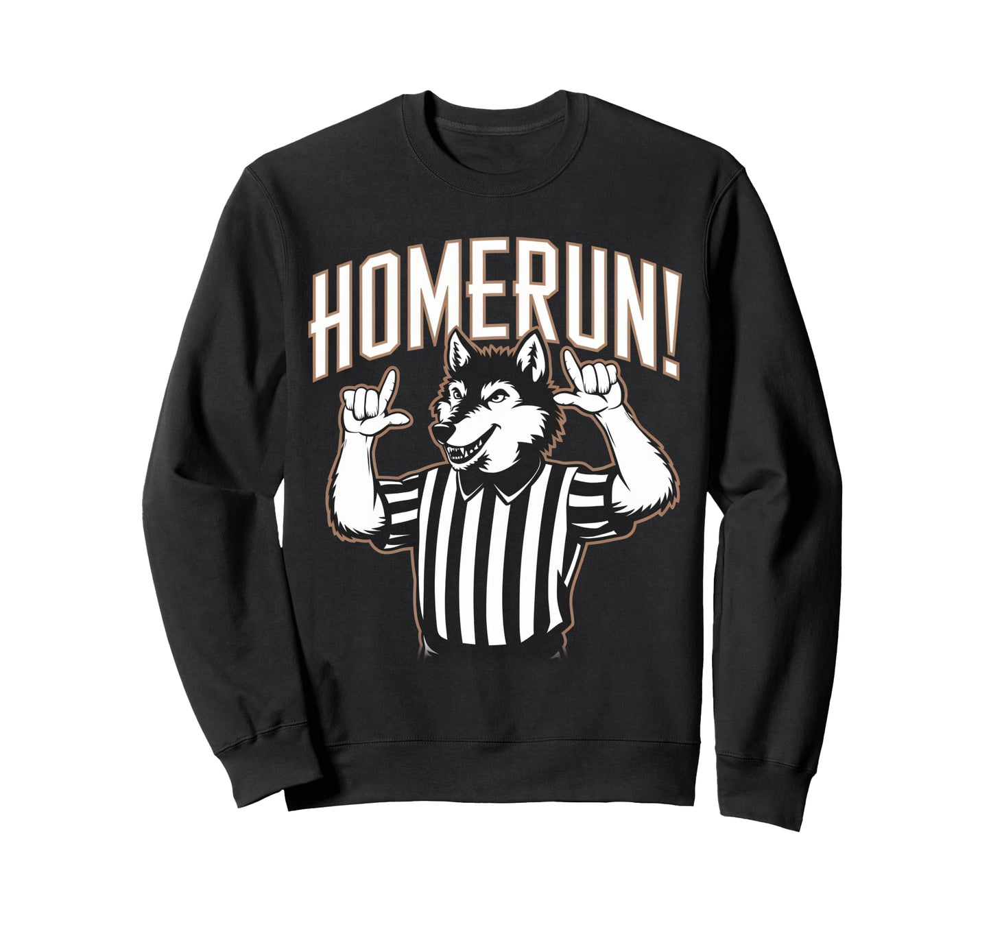 Home Run Football Referee Funny Sweatshirt - Minimalist Print Men Women - T-Shirt, Sweatshirt, Hoodie