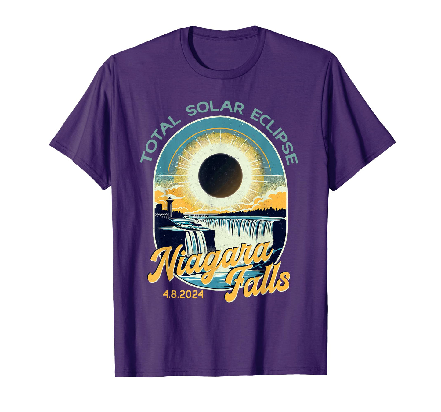 Total Solar Eclipse Niagara Falls T-Shirt - Streetwear Style Men Women - T-Shirt, Sweatshirt, Hoodie