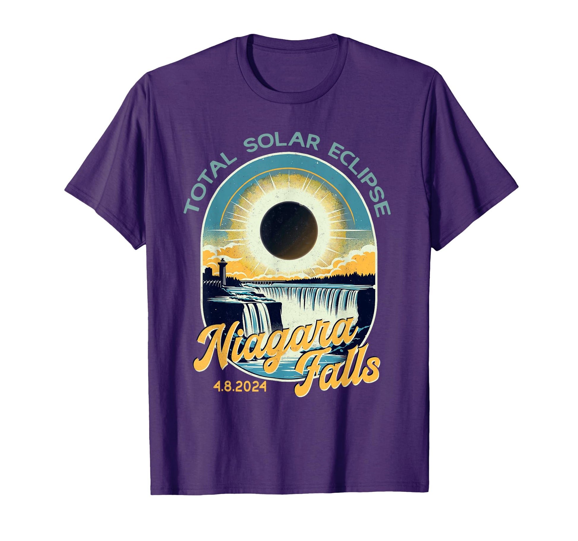 Total Solar Eclipse Niagara Falls T-Shirt - Streetwear Style Men Women - T-Shirt, Sweatshirt, Hoodie