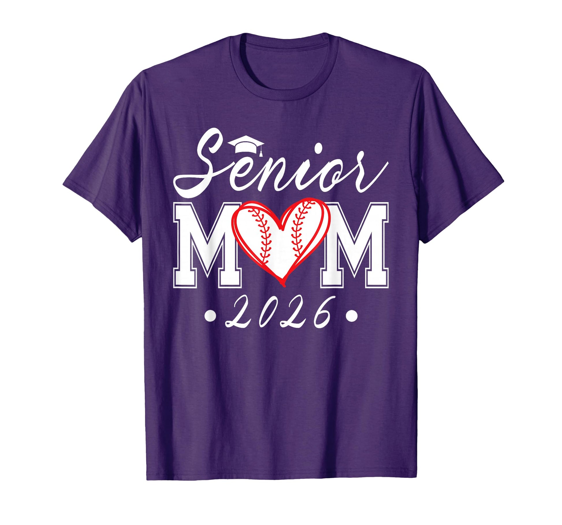 Senior Mom 2026 Class 2026 Baseball T-Shirt - Unique Graphic for Adults - T-Shirt, Sweatshirt, Hoodie
