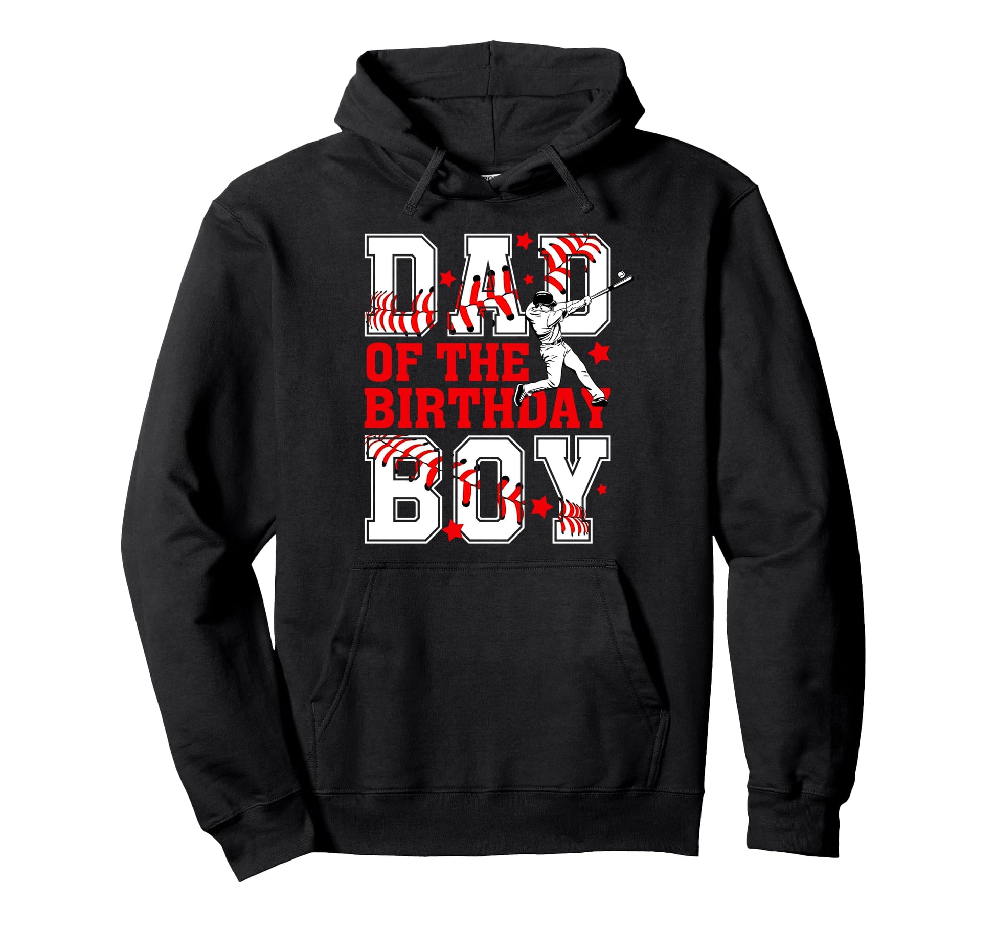 Mom And Dad Birthday Son Baseball Hoodie - Novelty Apparel for Adults - T-Shirt, Sweatshirt, Hoodie