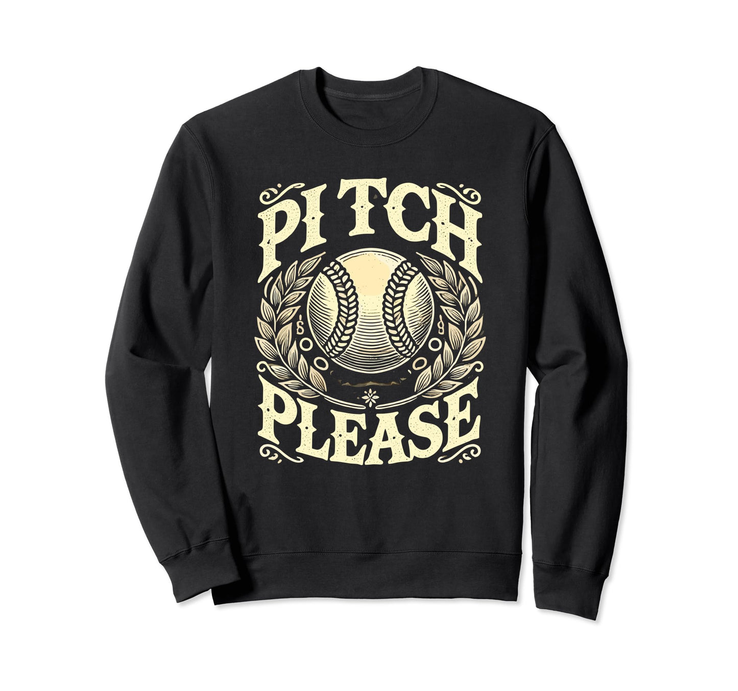 Pitching Baseball Player Pitch Sweatshirt - Fun Novelty Design Unisex - T-Shirt, Sweatshirt, Hoodie