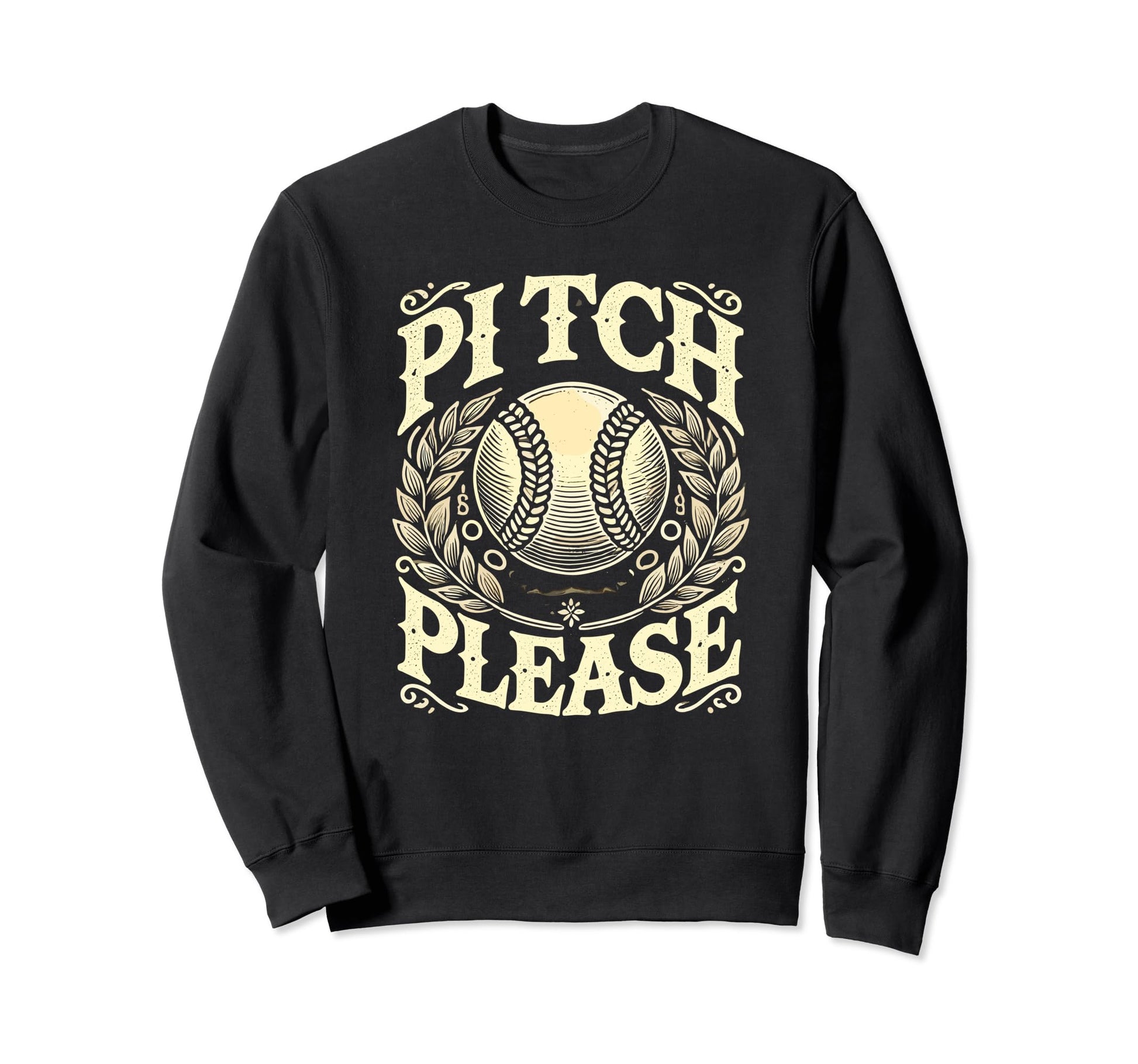 Pitching Baseball Player Pitch Sweatshirt - Fun Novelty Design Unisex - T-Shirt, Sweatshirt, Hoodie