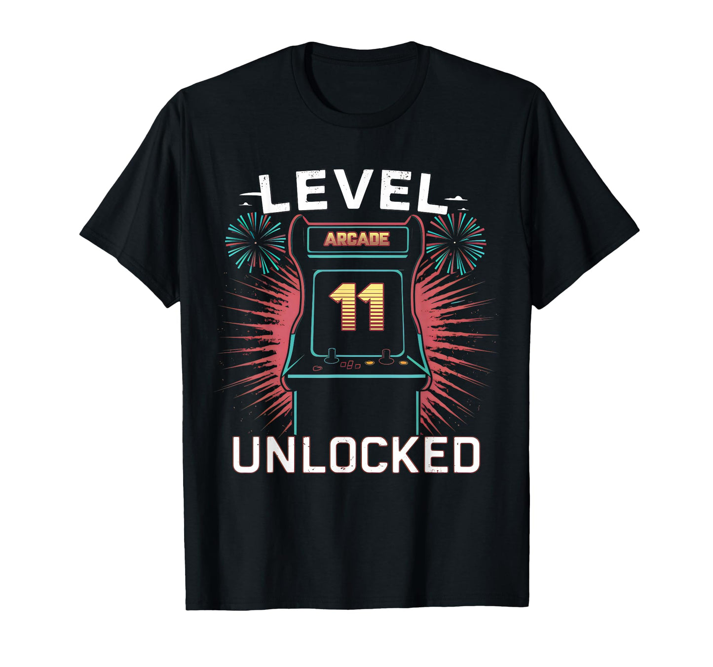 Level 11 Unlocked Video Game 11Th T-Shirt - Novelty Apparel Unisex - T-Shirt, Sweatshirt, Hoodie