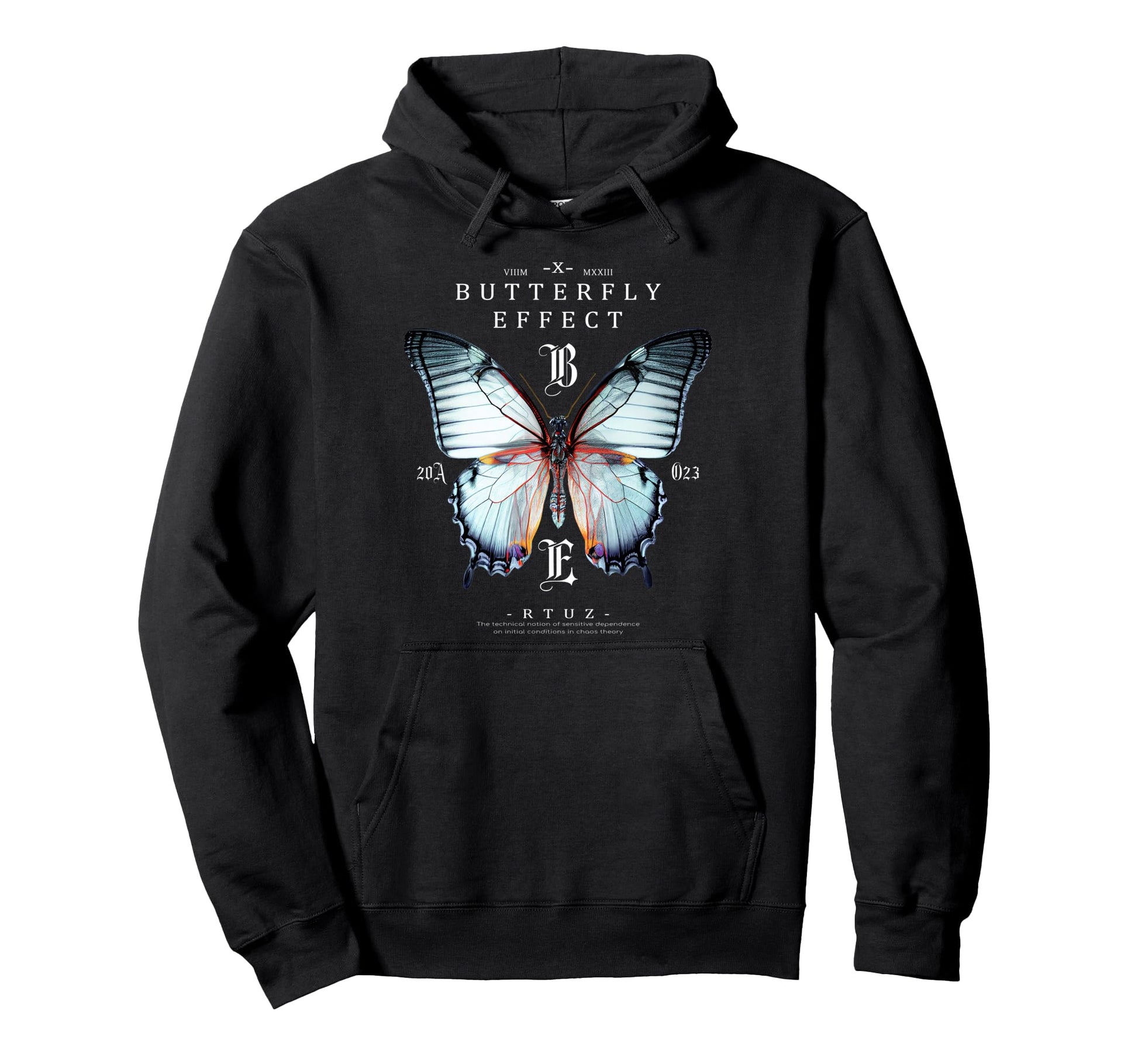 Y2K Streetwear Butterfly Hoodie - Trendy Graphic for Adults - T-Shirt, Sweatshirt, Hoodie