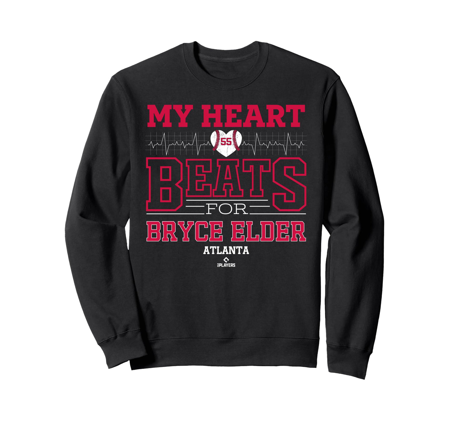 My Heart Beats Bryce Elder Atlanta Sweatshirt - Minimalist Print Men Women - T-Shirt, Sweatshirt, Hoodie