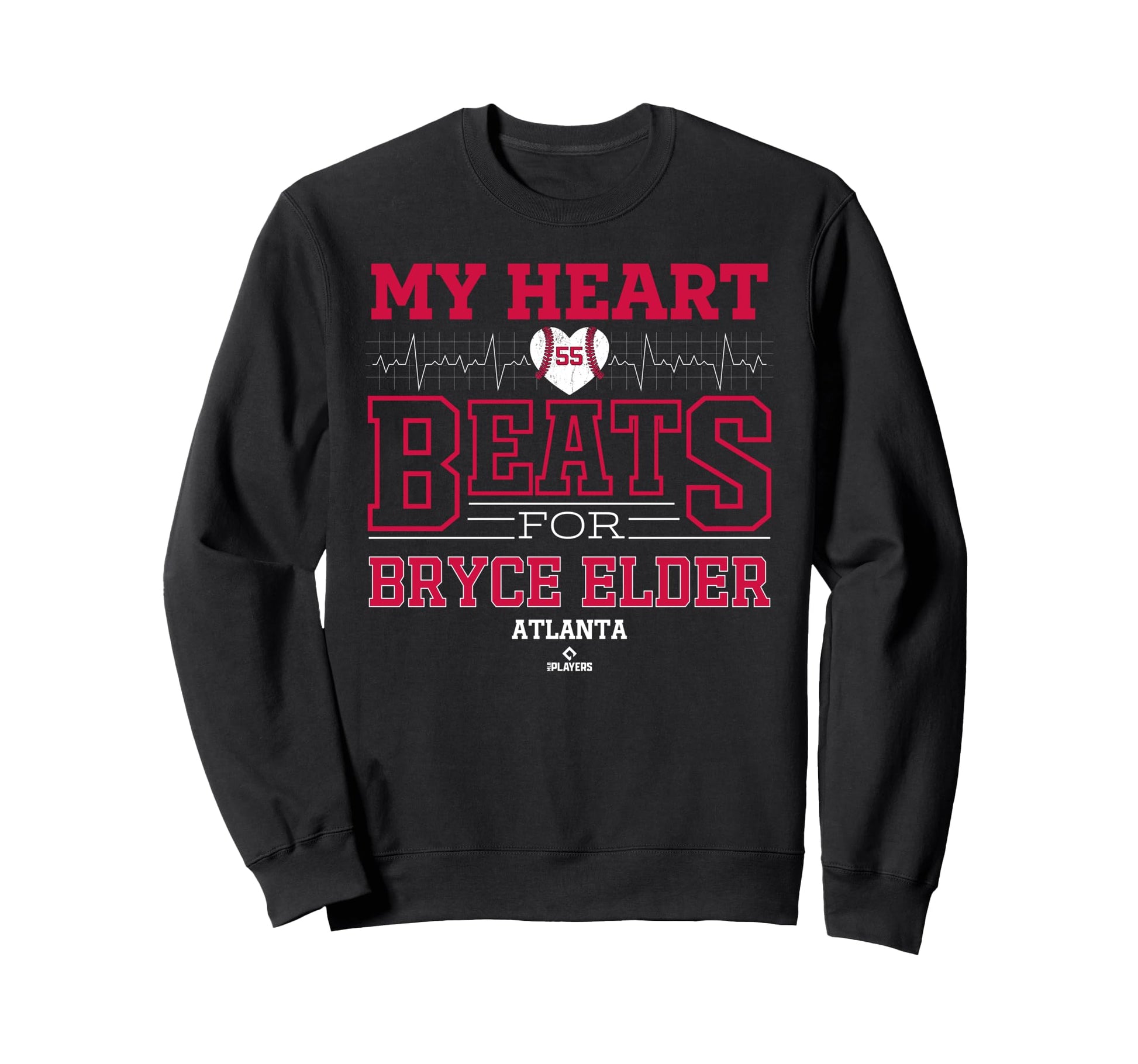 My Heart Beats Bryce Elder Atlanta Sweatshirt - Minimalist Print Men Women - T-Shirt, Sweatshirt, Hoodie