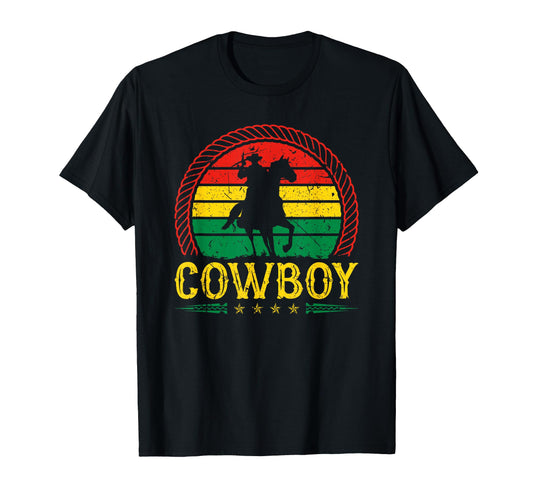 African American Countryboy Sunset T-Shirt - Novelty Apparel for Adults - T-Shirt, Sweatshirt, Hoodie