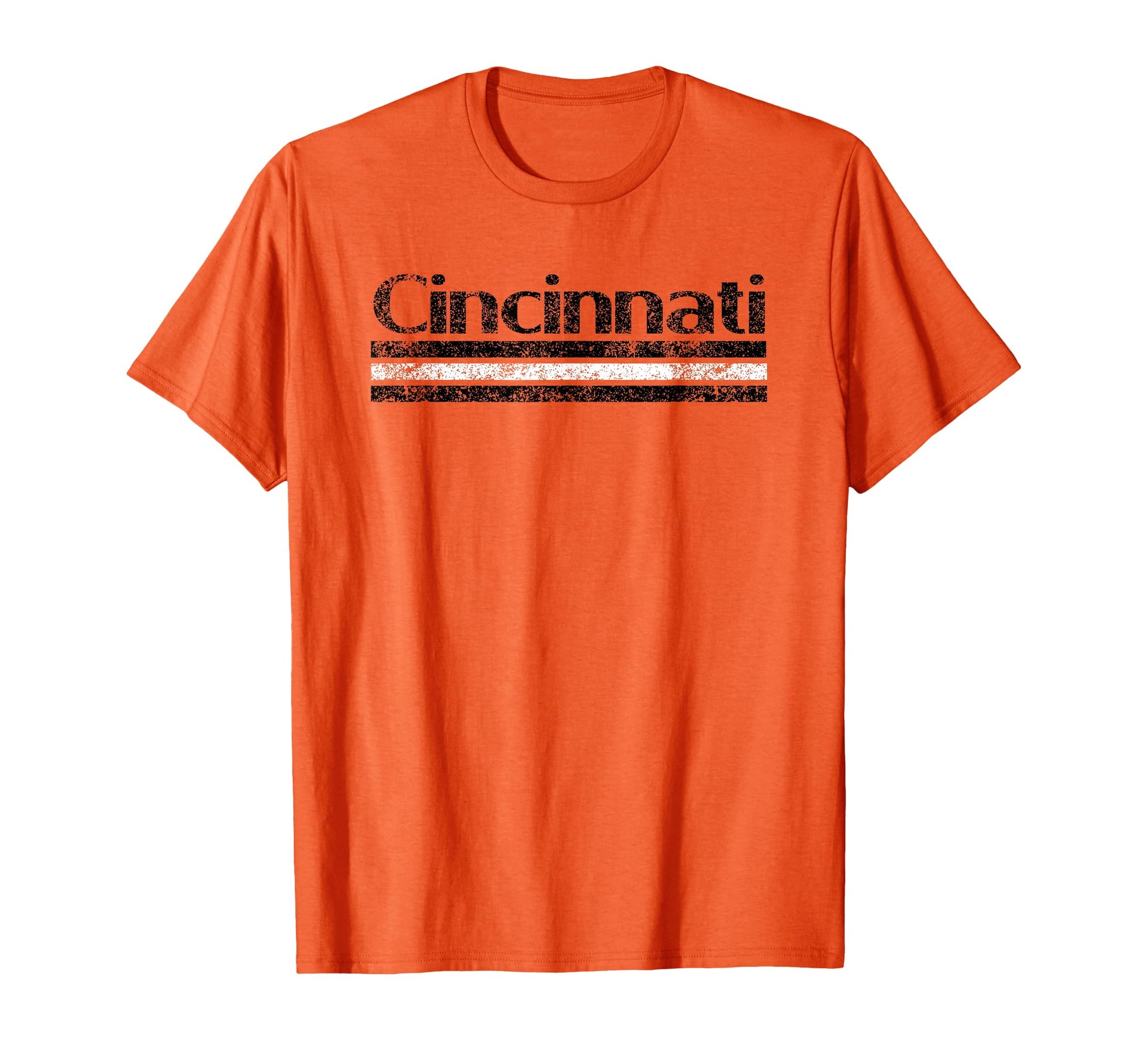 Cincinnati Ohio Weathered Throwback T-Shirt - Minimalist Print Unisex - T-Shirt, Sweatshirt, Hoodie