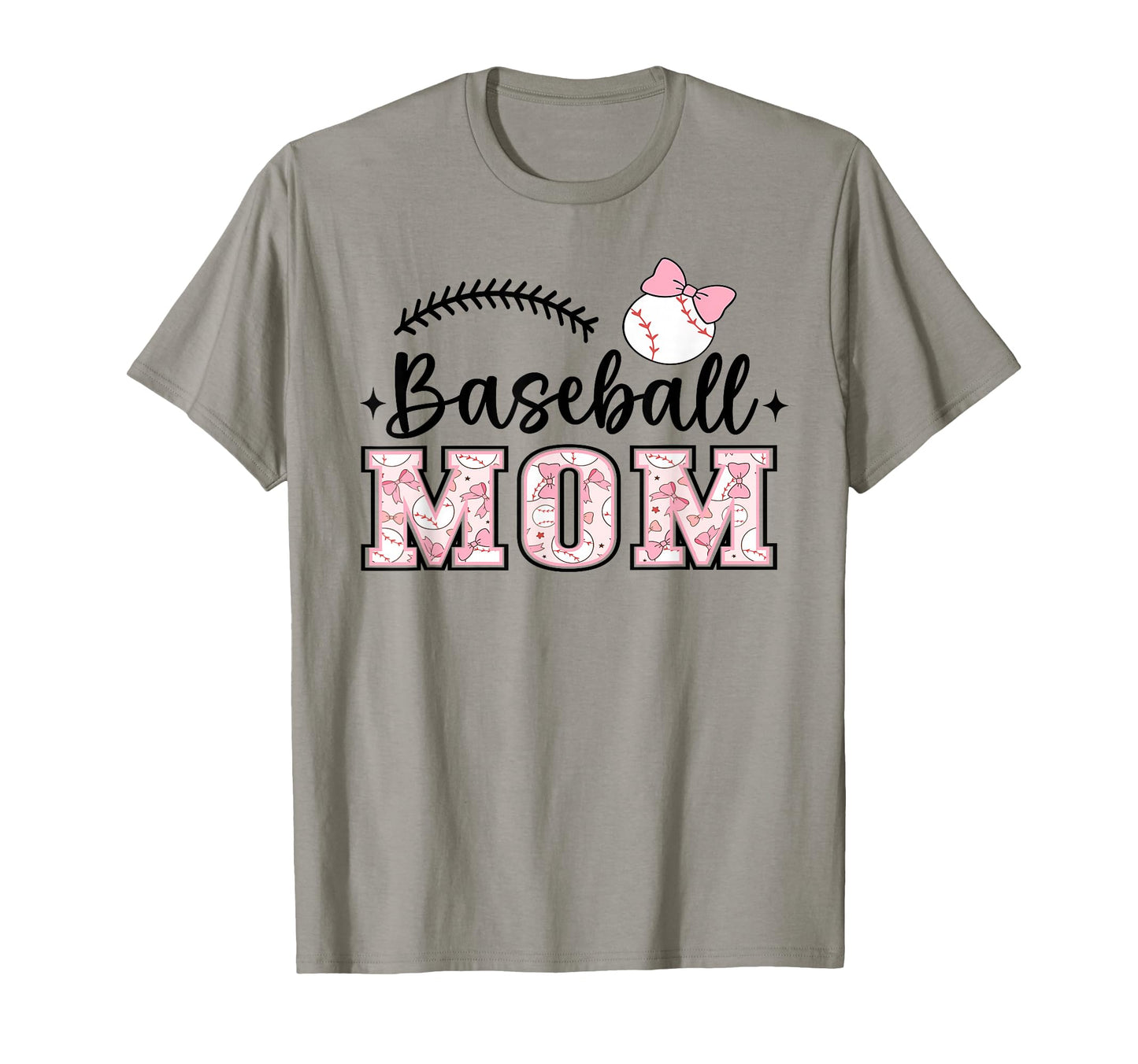 Baseball Mom Sport Coquette T-Shirt - Casual Everyday Wear Men Women - T-Shirt, Sweatshirt, Hoodie