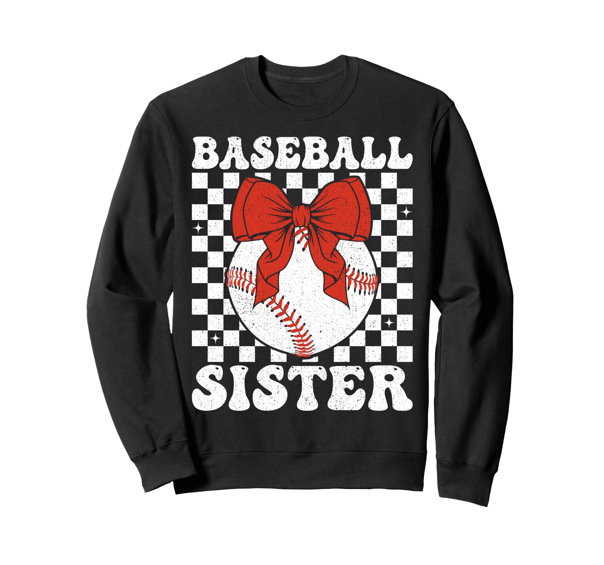 Baseball Sister Coquette Bow Sport Sweatshirt - Fun Novelty Design Unisex - T-Shirt, Sweatshirt, Hoodie