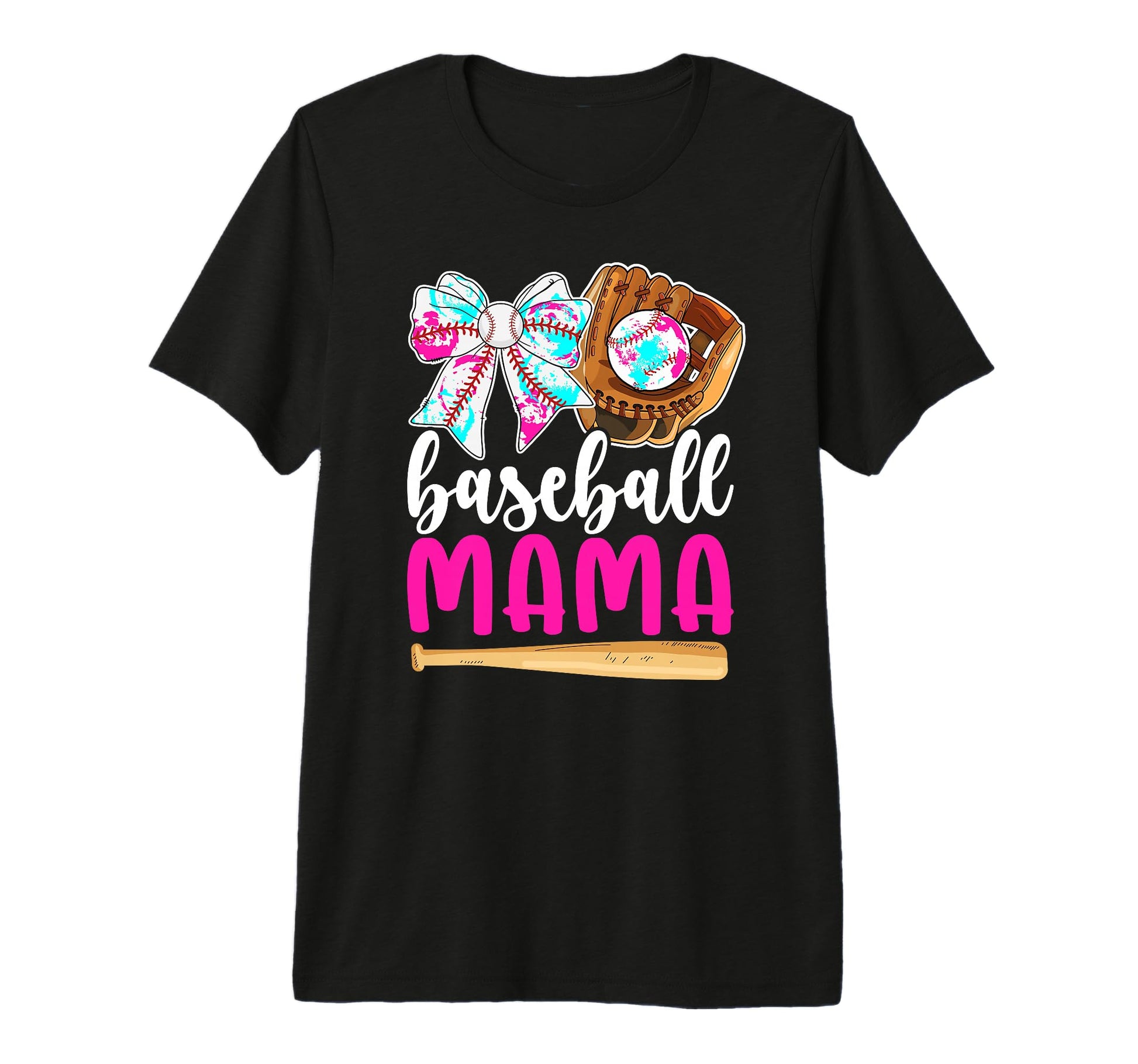 Baseball Mama Coquette Baseball Mom T-Shirt - Minimalist Print Unisex - T-Shirt, Sweatshirt, Hoodie