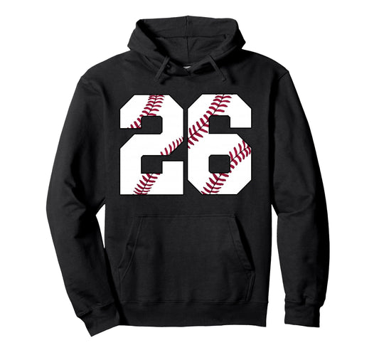Baseball 2000 26Th Birthday 26 Years Old Hoodie - Custom Art Print Unisex - T-Shirt, Sweatshirt, Hoodie