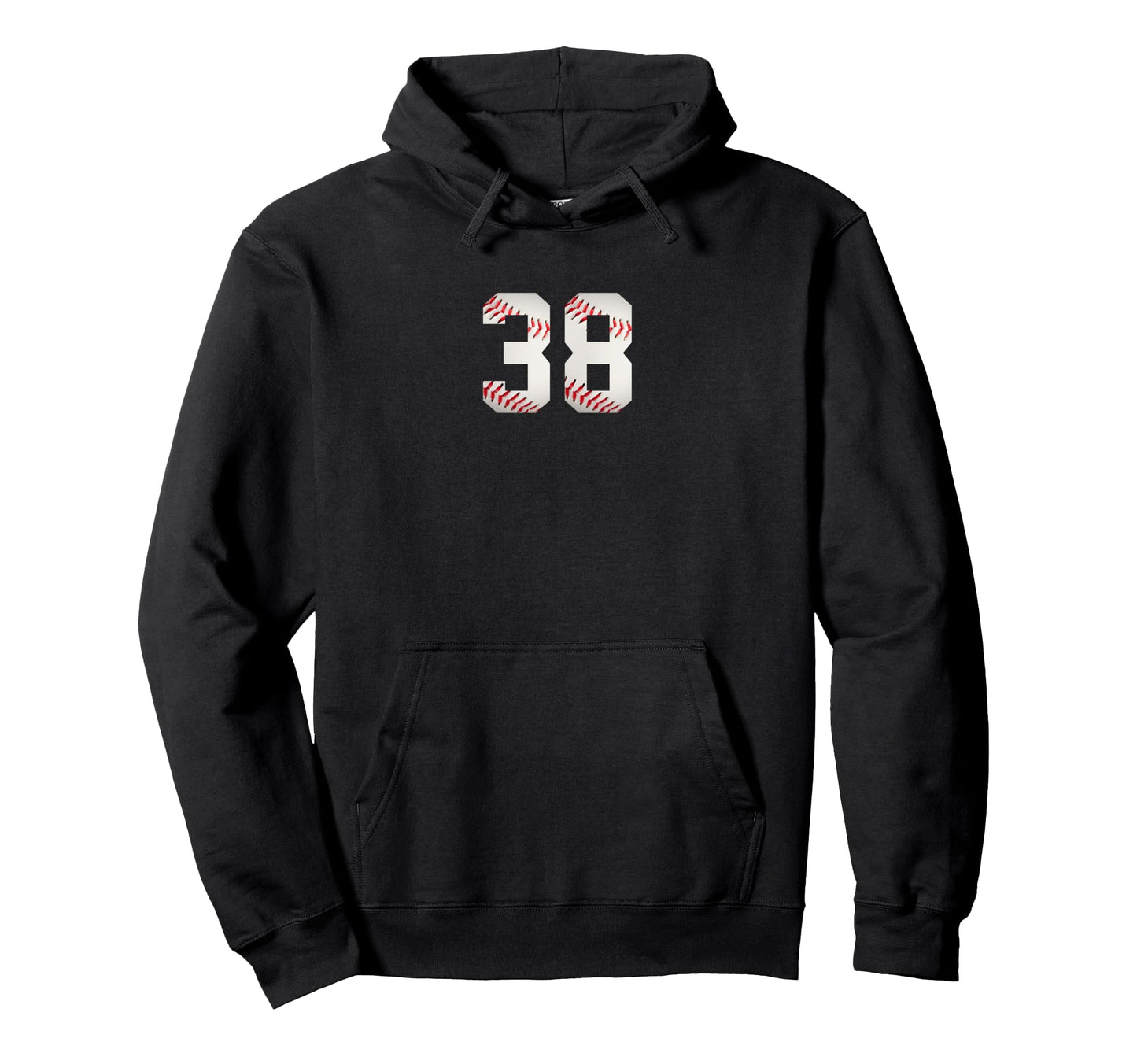 Number 38 Minimalist Birthday Hoodie - Custom Art Print for Adults - T-Shirt, Sweatshirt, Hoodie