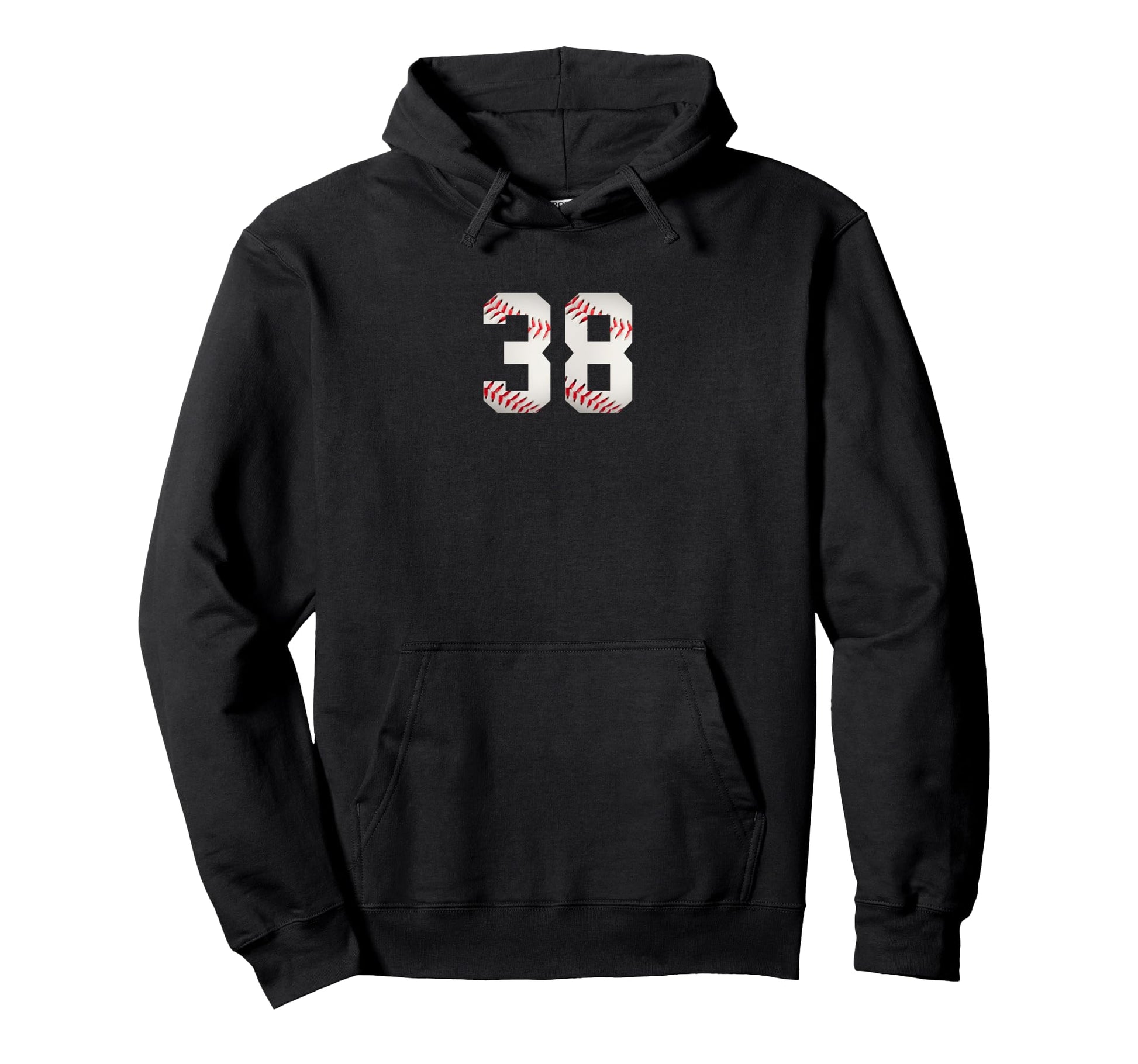 Number 38 Minimalist Birthday Hoodie - Custom Art Print for Adults - T-Shirt, Sweatshirt, Hoodie