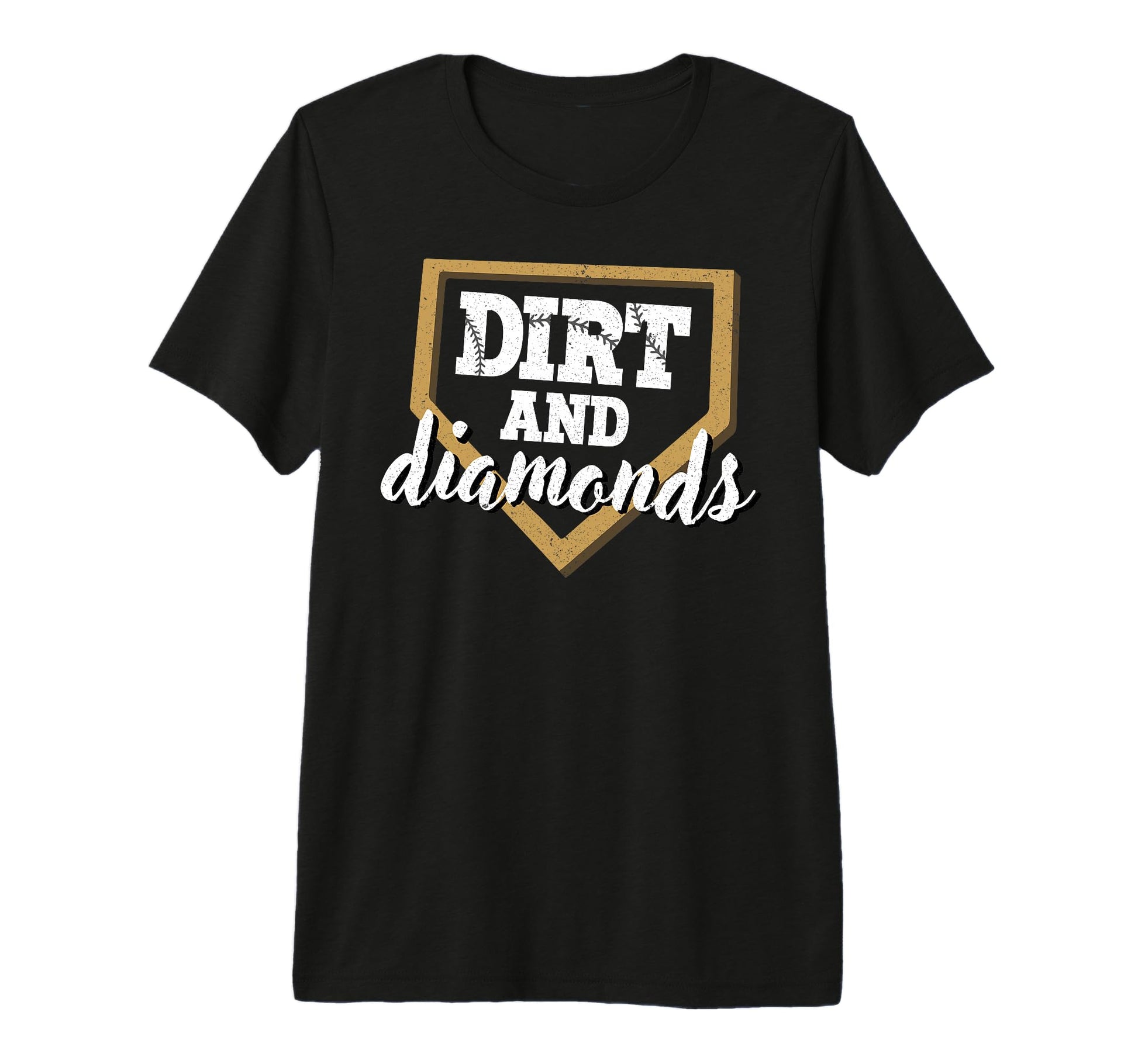 Dirt And Diamonds Baseball Lover T-Shirt - Casual Everyday Wear Men Women - T-Shirt, Sweatshirt, Hoodie