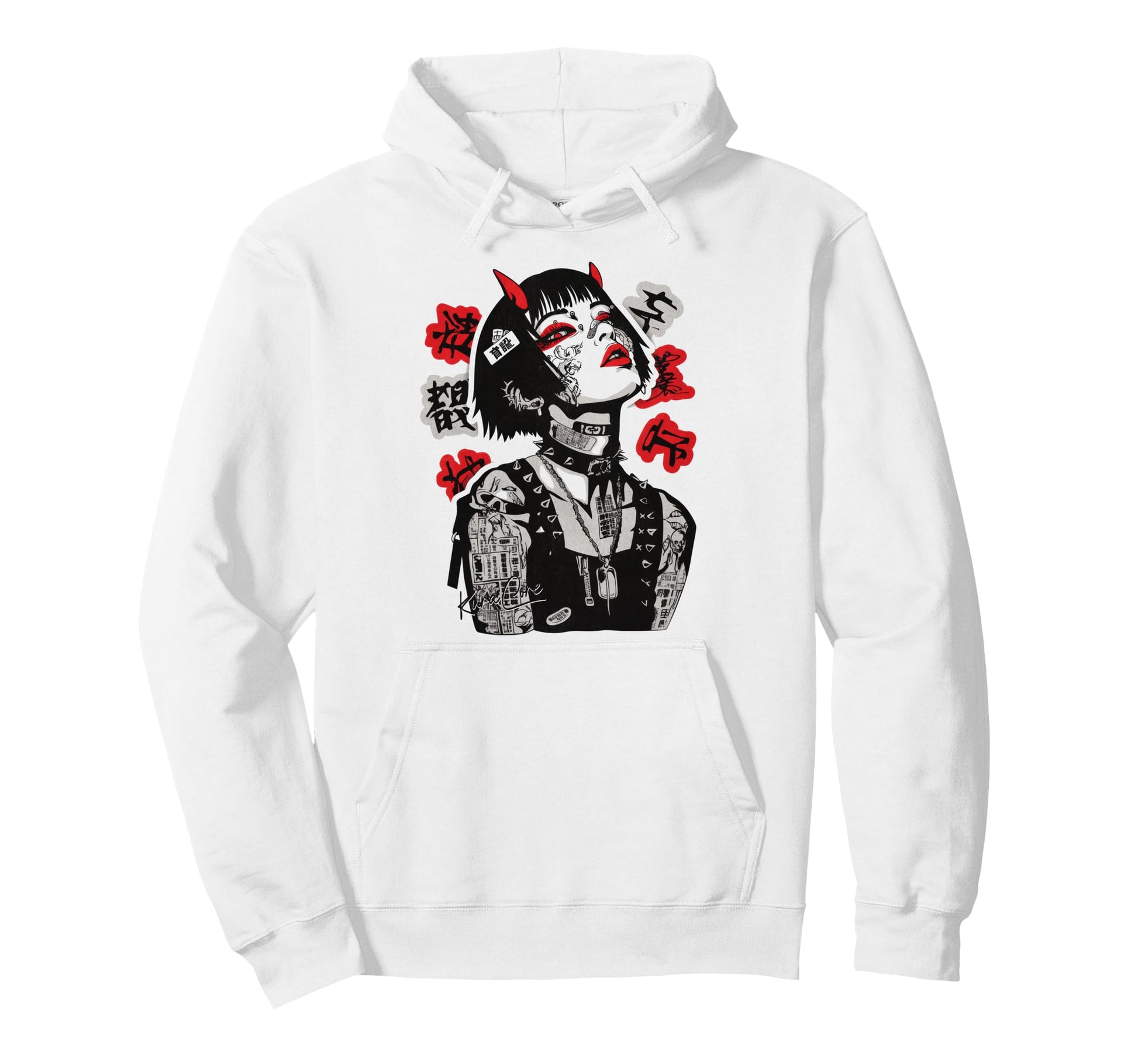 Japanese Streetwear Cyberpunk Y2K Hoodie - Aesthetic Graphic Unisex - T-Shirt, Sweatshirt, Hoodie