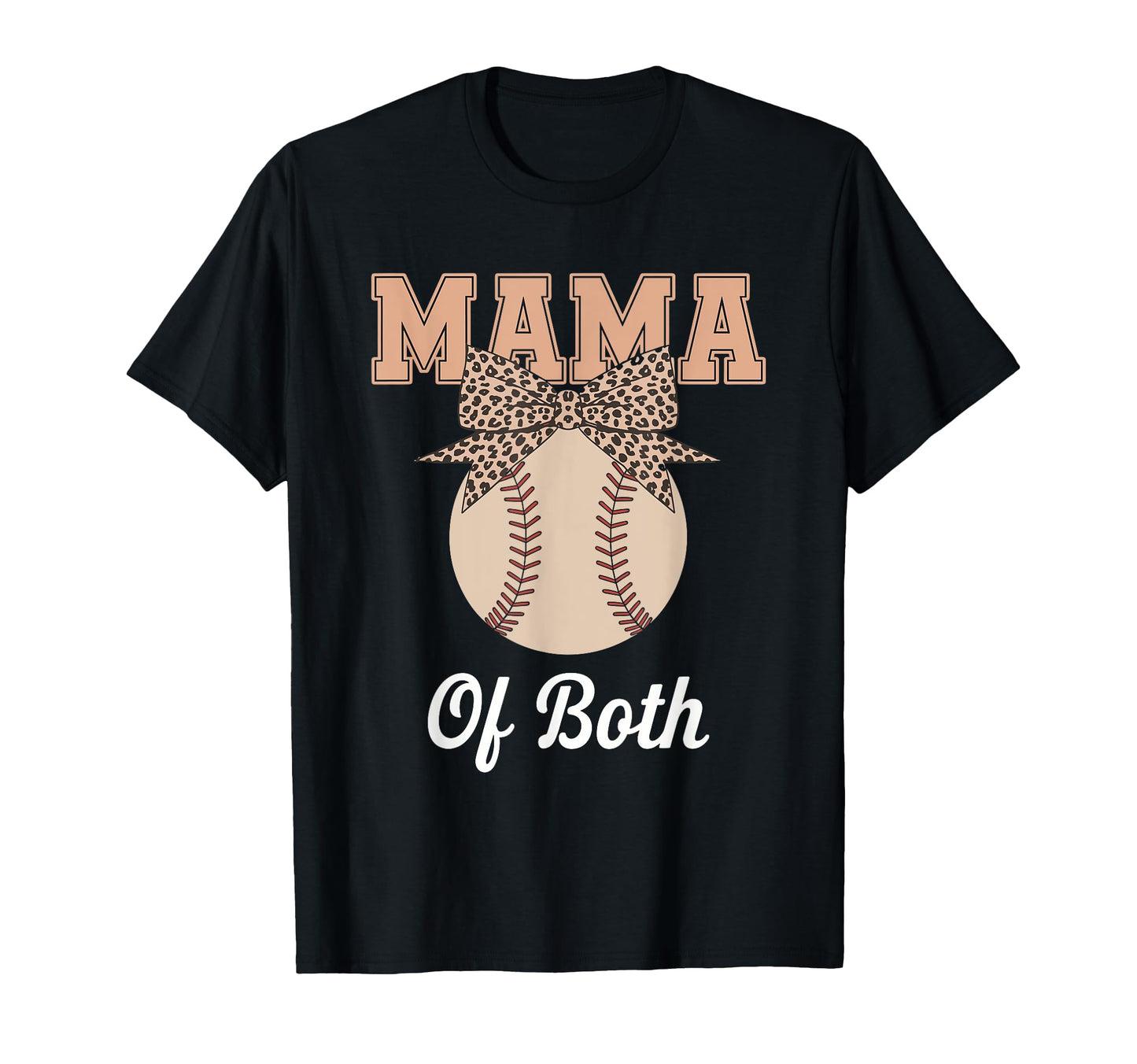 Leopard Mothers Day Mama Mom Both T-Shirt - Graphic Print Men Women - T-Shirt, Sweatshirt, Hoodie