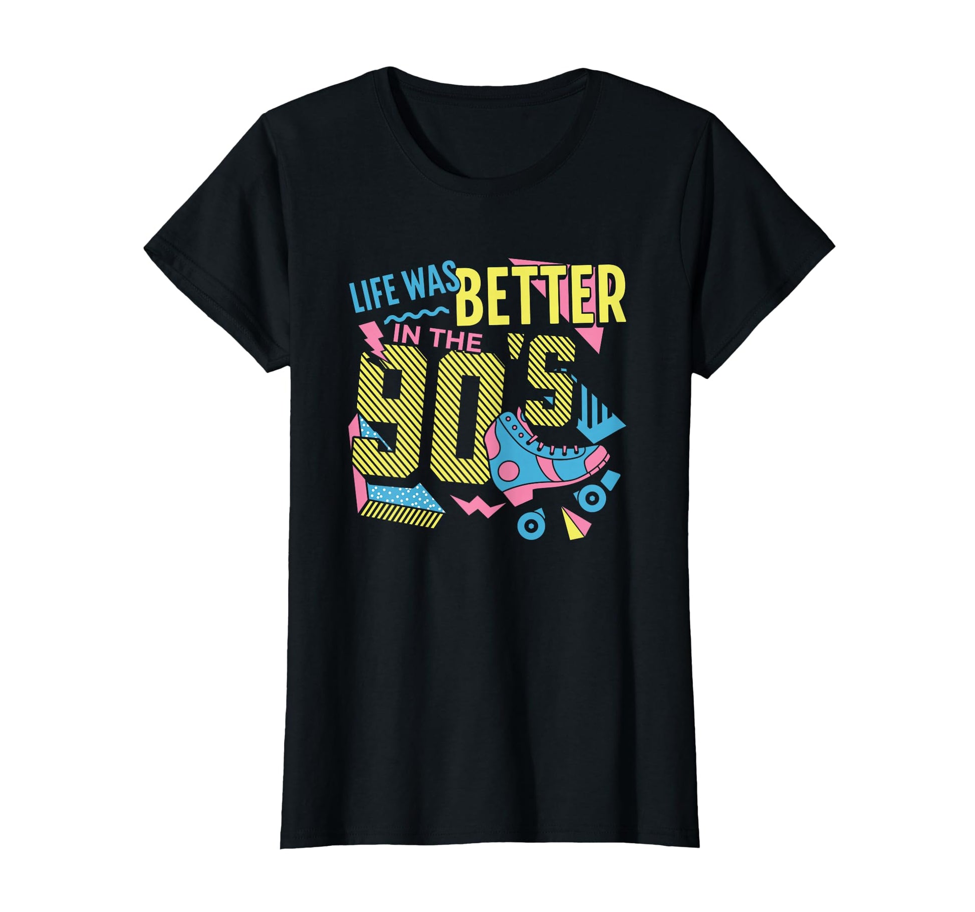 Life Was Better 90S Funny Gen X T-Shirt - Novelty Apparel Unisex - T-Shirt, Sweatshirt, Hoodie