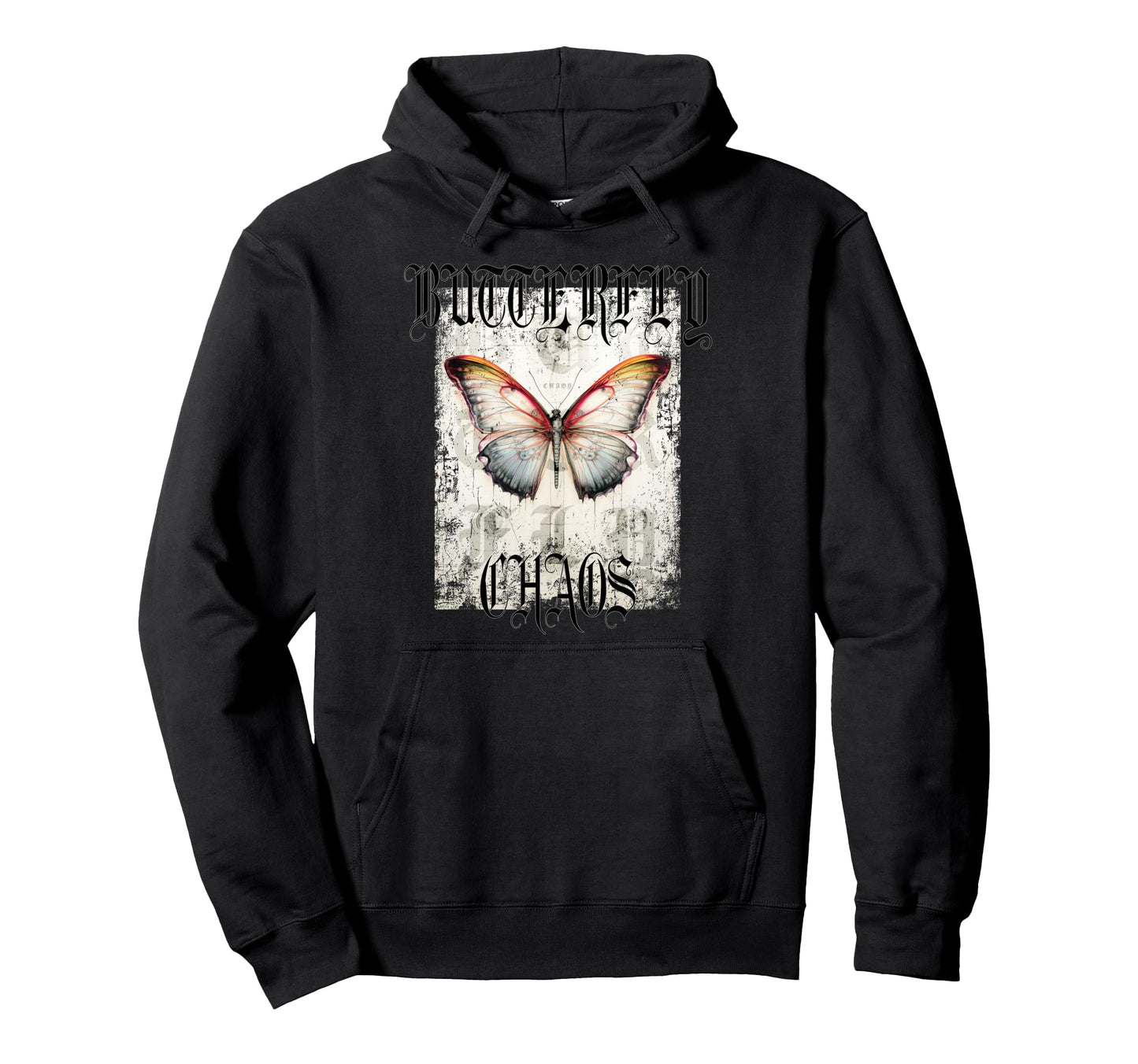 Y2K Streetwear Butterfly Hoodie - Casual Everyday Wear Unisex - T-Shirt, Sweatshirt, Hoodie