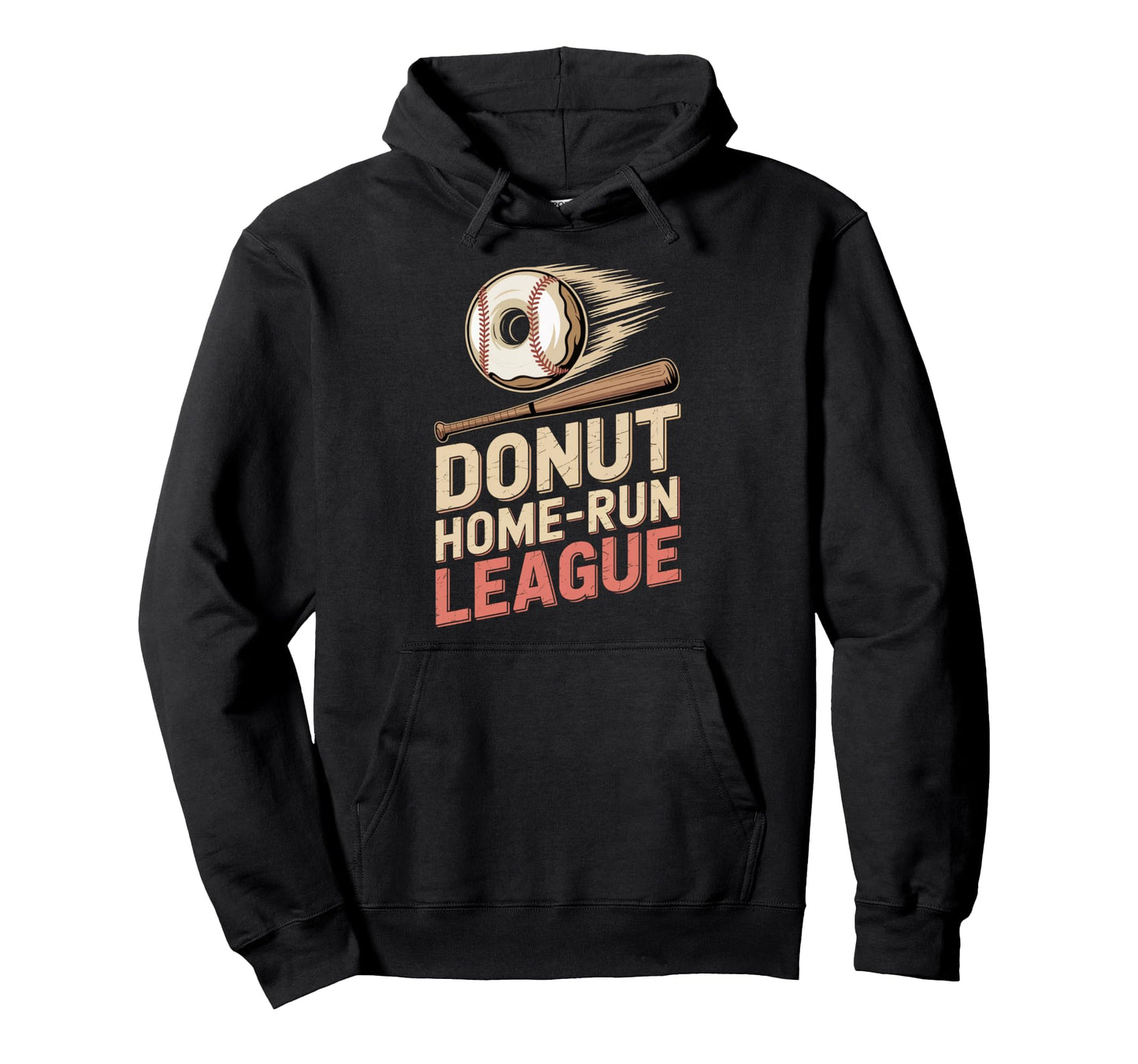 Baseball Mom And Player Homerun Donuts Hoodie - Graphic Print for Adults - T-Shirt, Sweatshirt, Hoodie