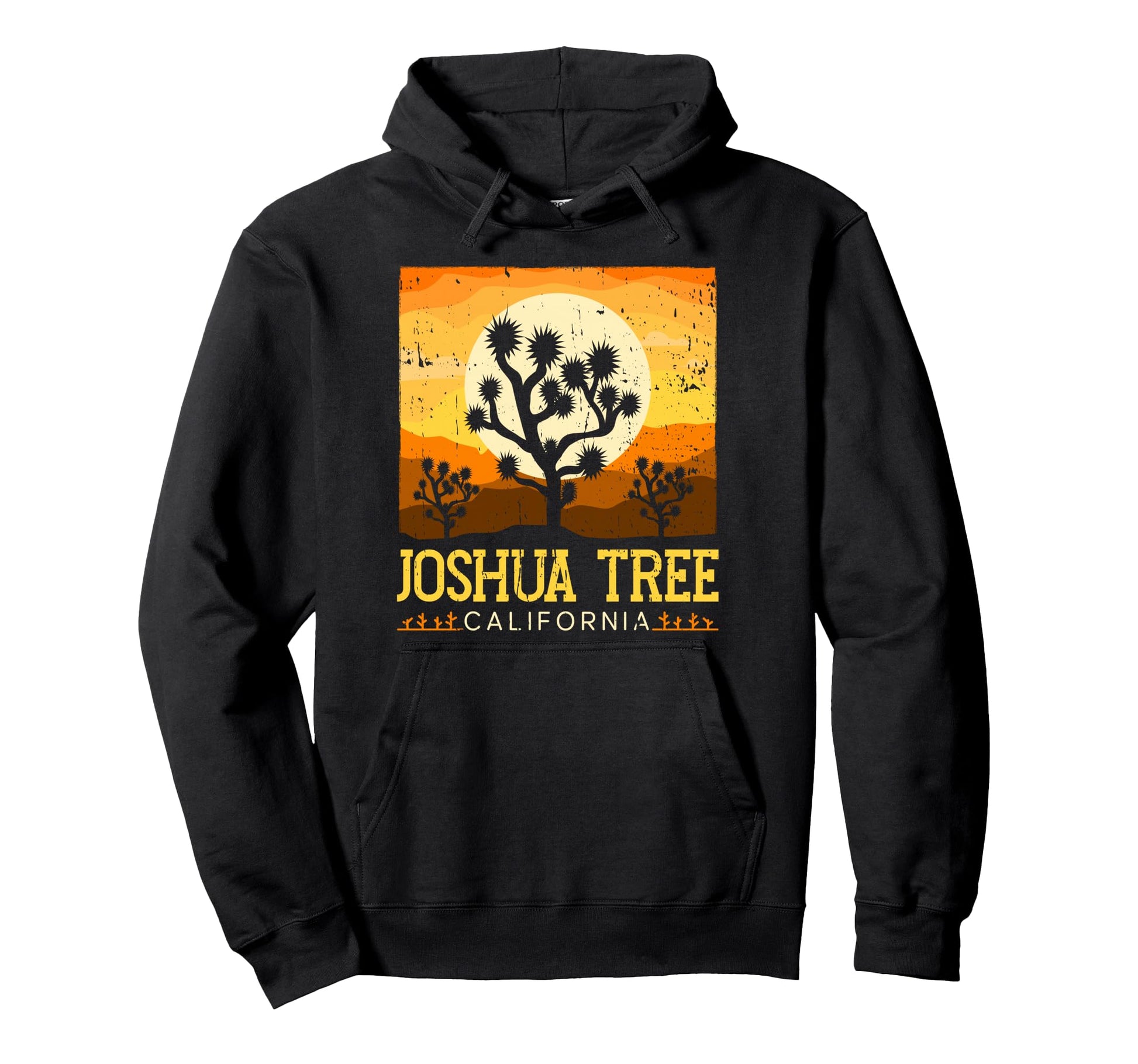 Joshua Tree National Park Sunset Hoodie - Minimalist Print Men Women - T-Shirt, Sweatshirt, Hoodie