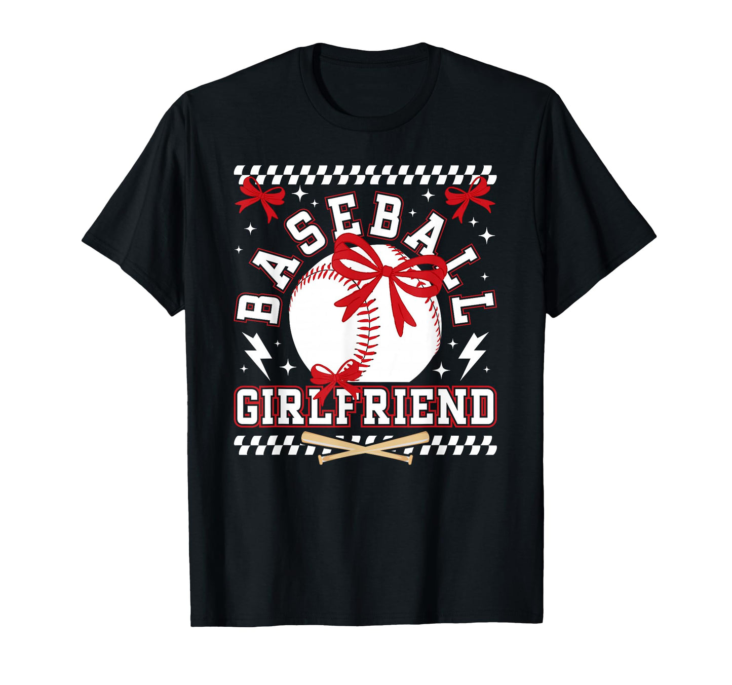 Baseball Girlfriend Coquette Baseball T-Shirt - Minimalist Print Men Women - T-Shirt, Sweatshirt, Hoodie