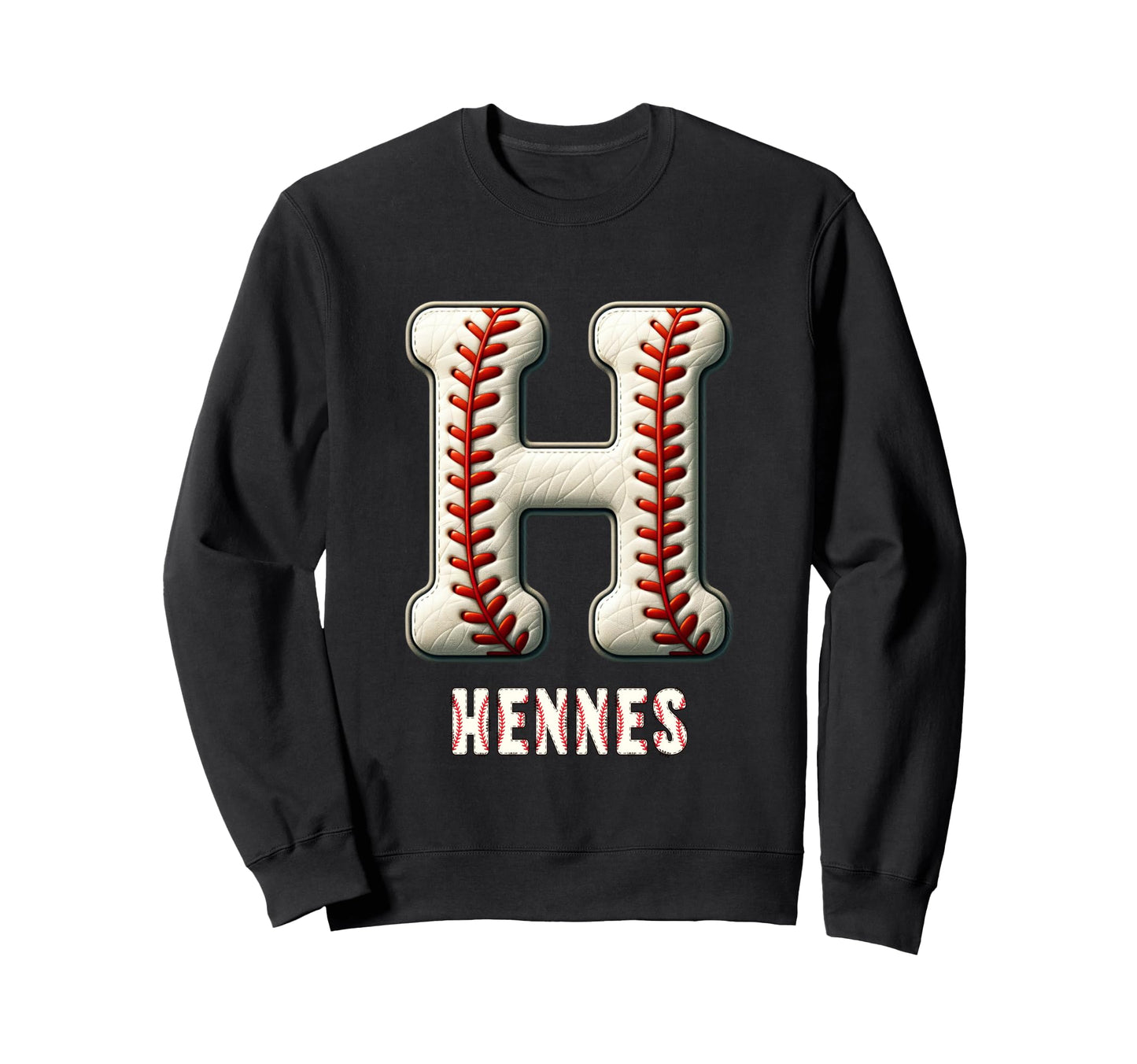 Baseball Home Run Kilian Initial Sweatshirt - Trendy Graphic Men Women - T-Shirt, Sweatshirt, Hoodie