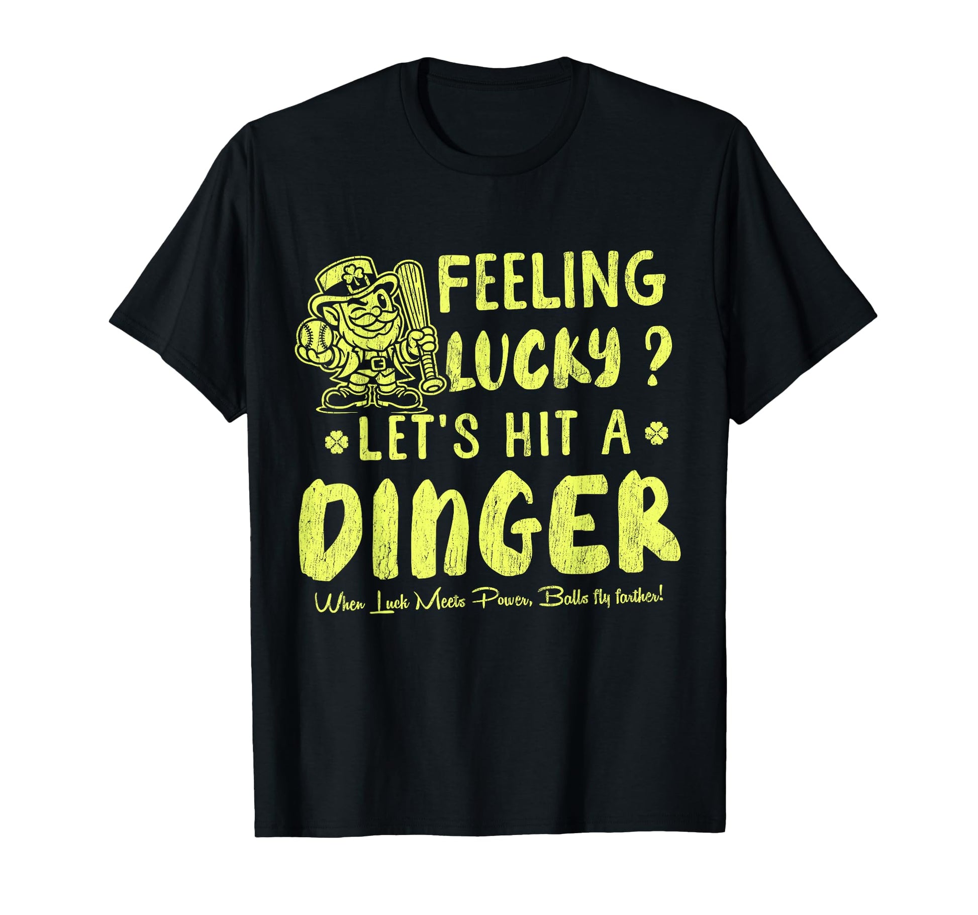 St Patricks Basbeall Dinger Pitcher T-Shirt - Minimalist Print for Adults - T-Shirt, Sweatshirt, Hoodie
