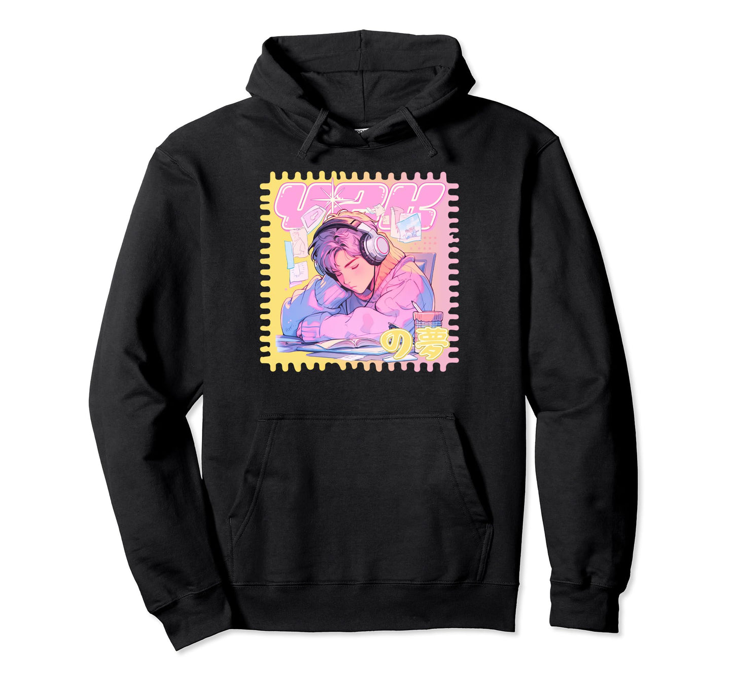 Anti Social Anime Music Y2K Kawaii Hoodie - Fun Novelty Design Men Women - T-Shirt, Sweatshirt, Hoodie