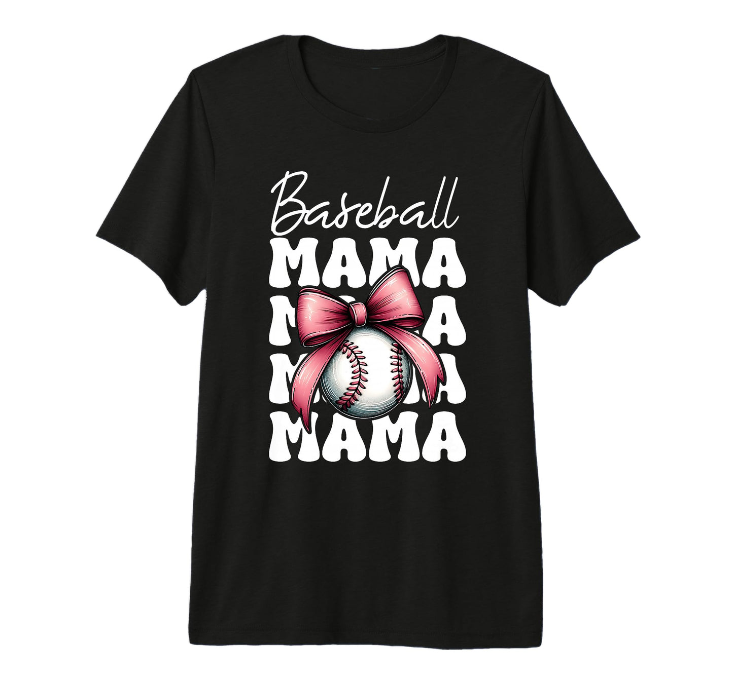 Baseball Mama Baseball Mom Mothers T-Shirt - Minimalist Print for Adults - T-Shirt, Sweatshirt, Hoodie